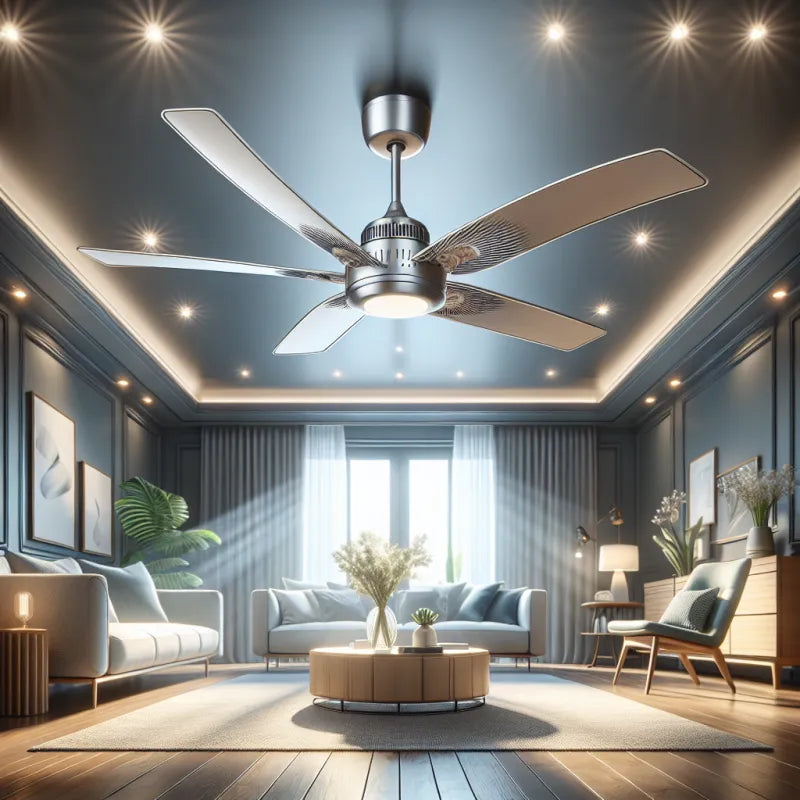 Ventilateurs de plafond Purline : personnalisation esthétique et confort connecté pour votre maison