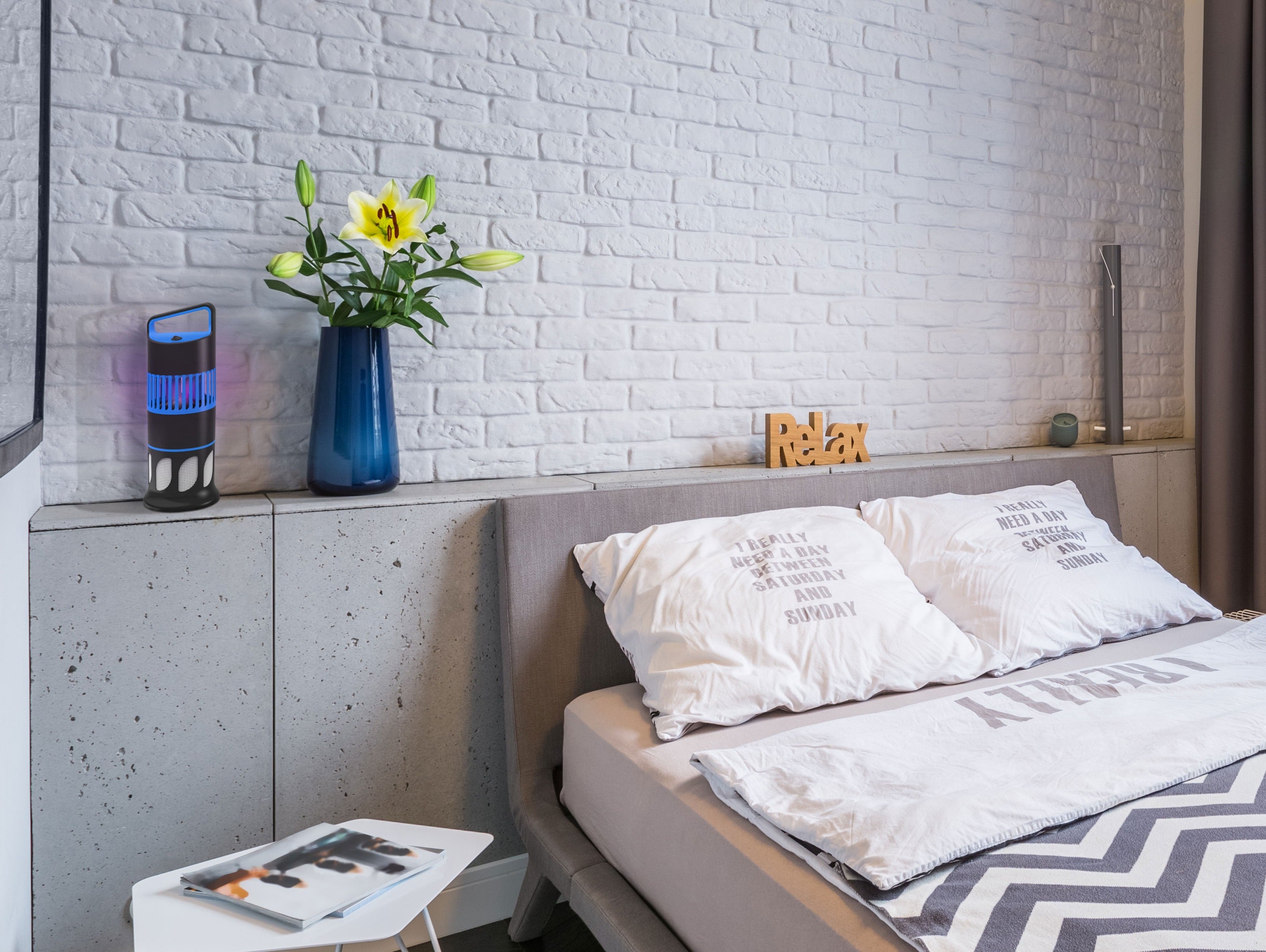 Lampe Anti-Moustiques 7W avec ventilateur d'absorption et lumière ultraviolette