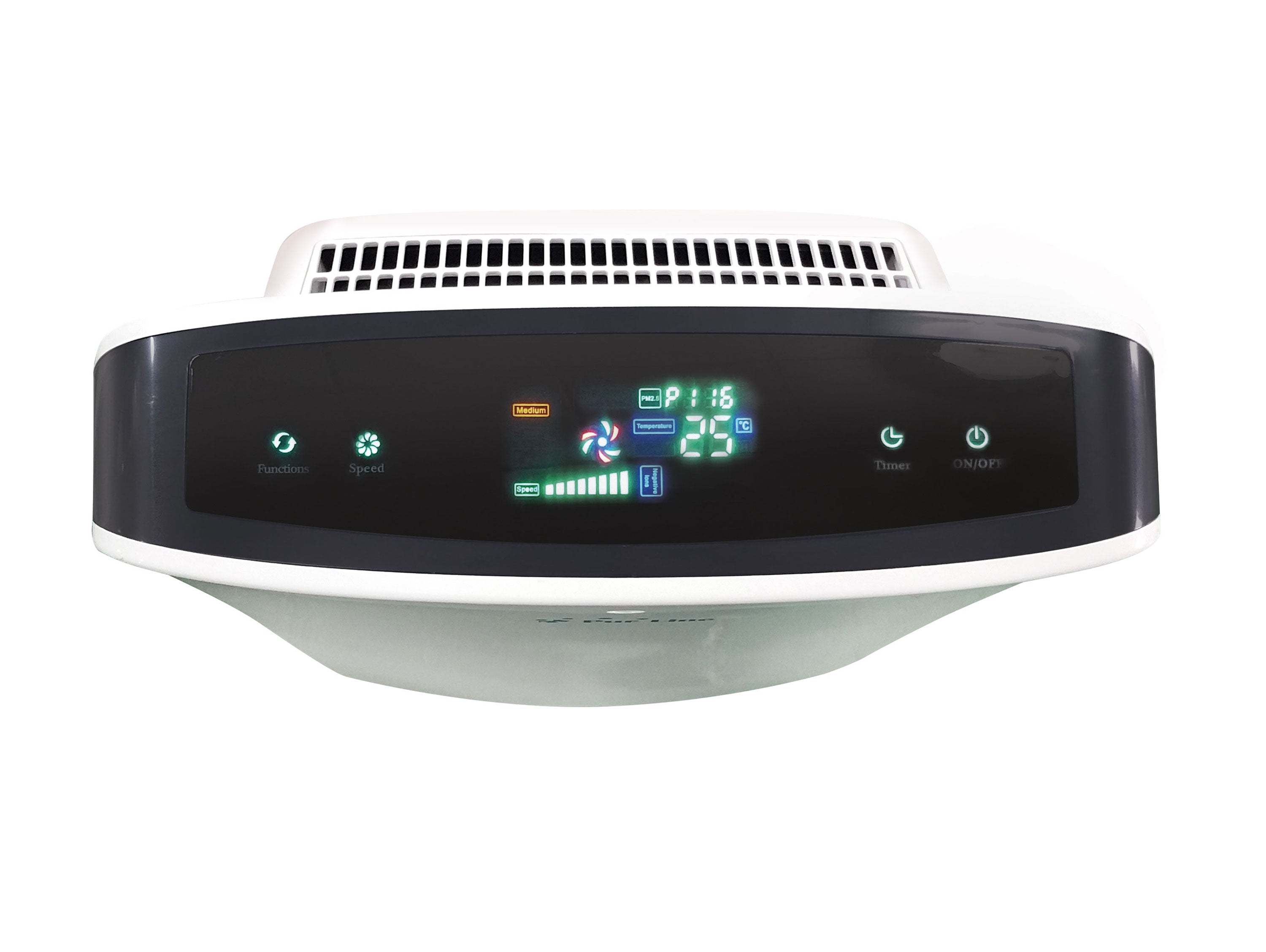Purificateur d'air avec filtre HEPA, PM2, ioniseur, écran tactile LED, 3 vitesses et mode AUTO pour 40m2