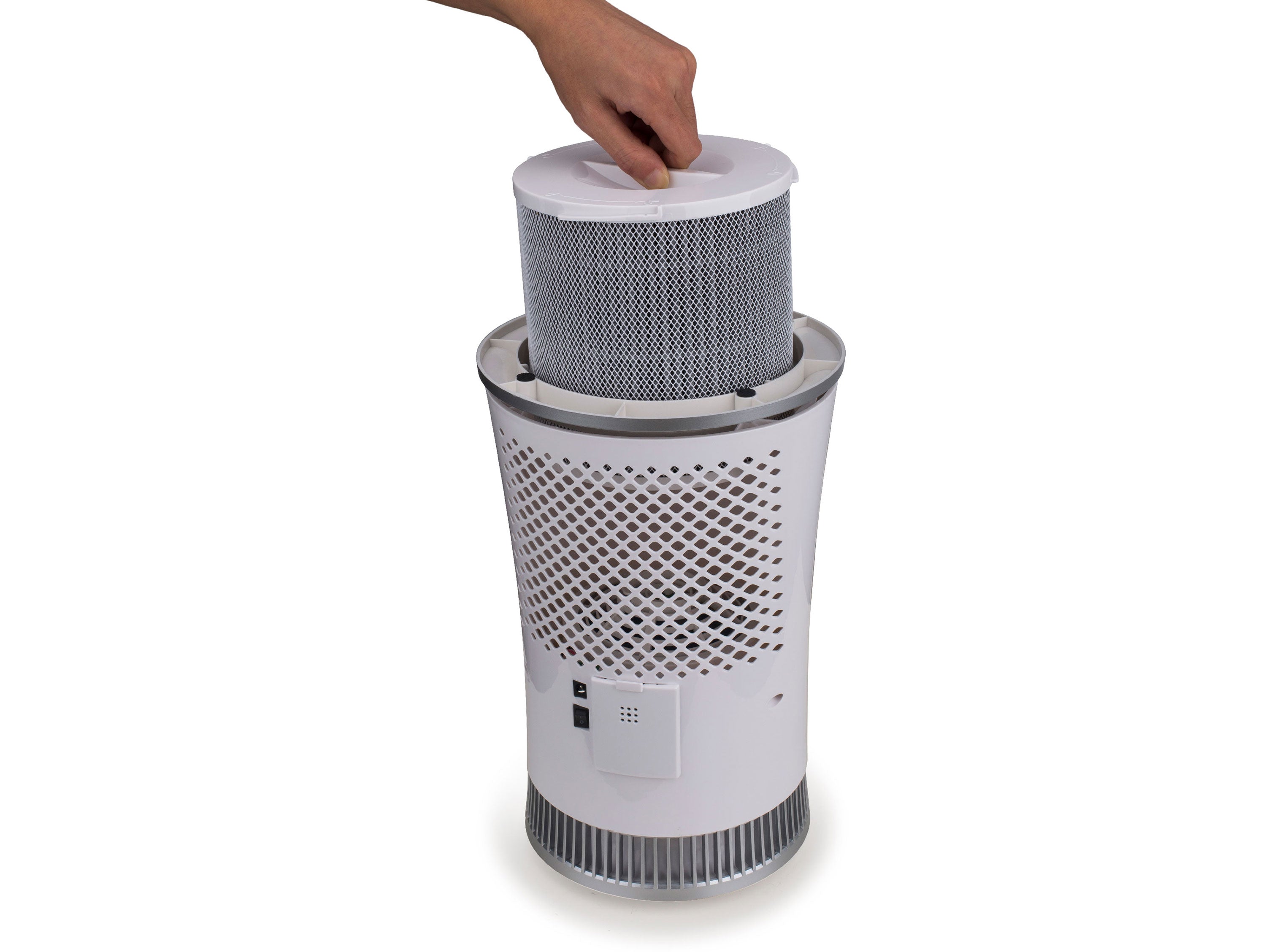 Purificateur d'air avec filtre HEPA, PM2, ioniseur, lampe UV, 5 vitesses et mode AUTO pour des 20m2