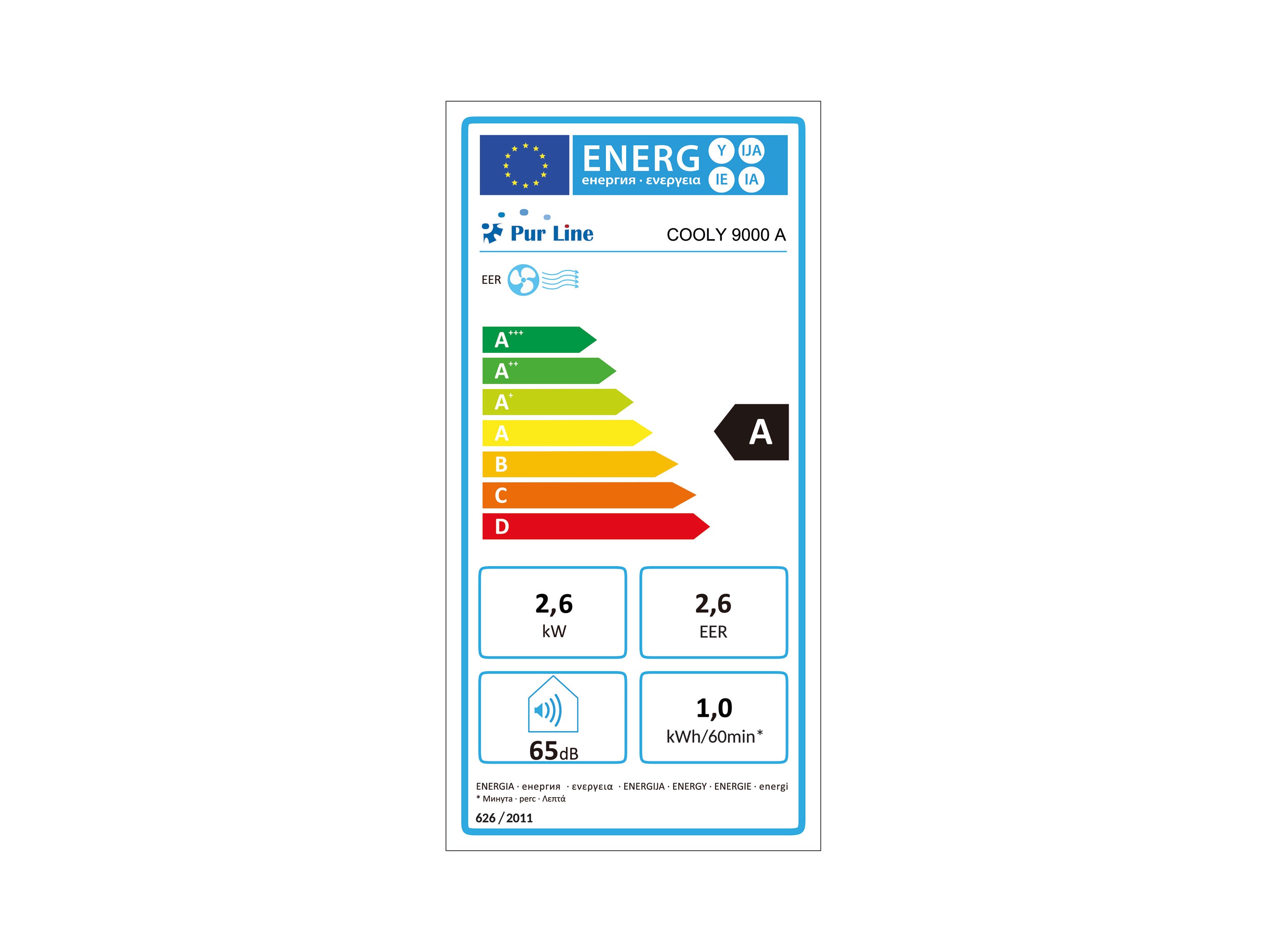Climatiseur portable 2250 BTU avec télécommande