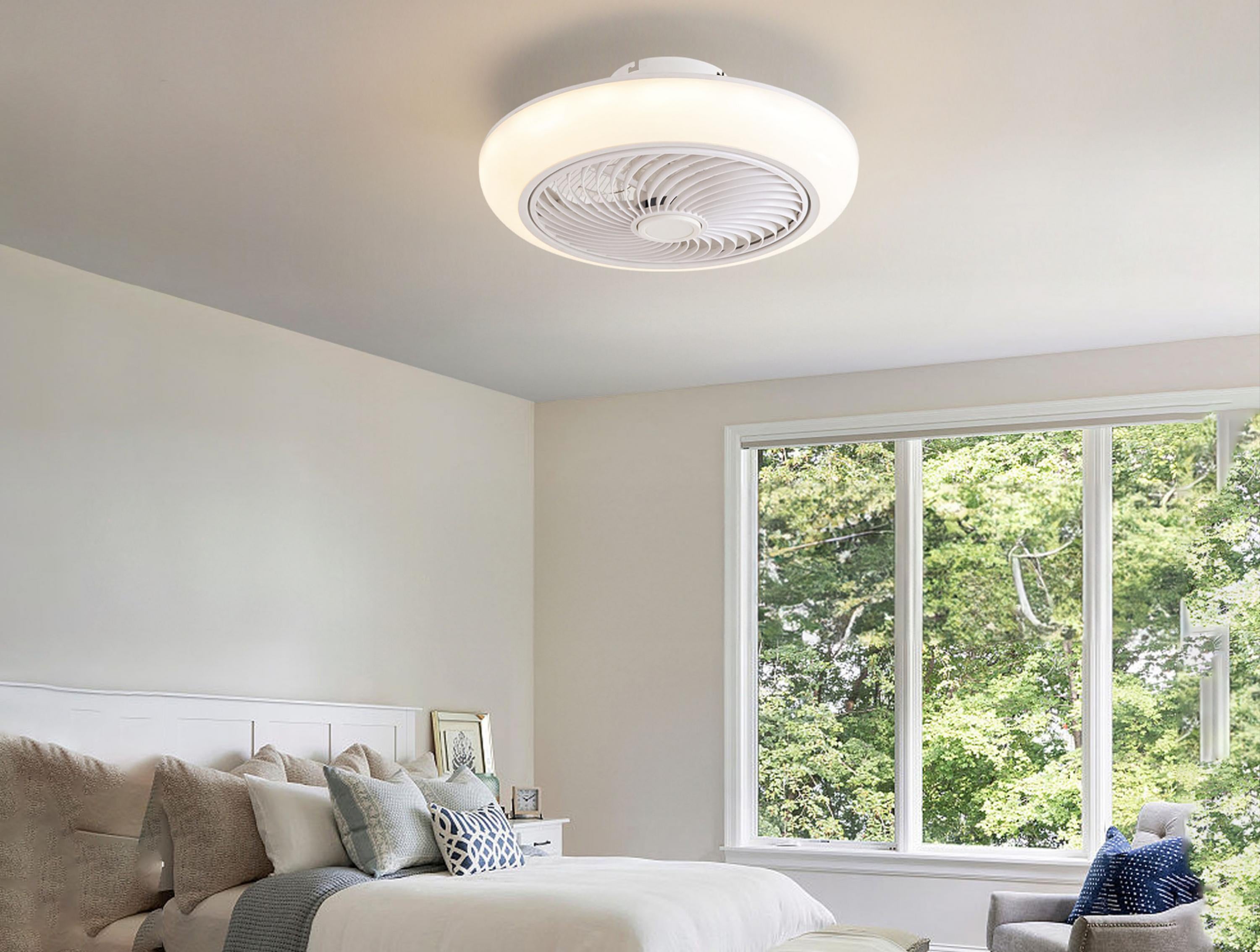 Ventilateur Lampe LED avec grille