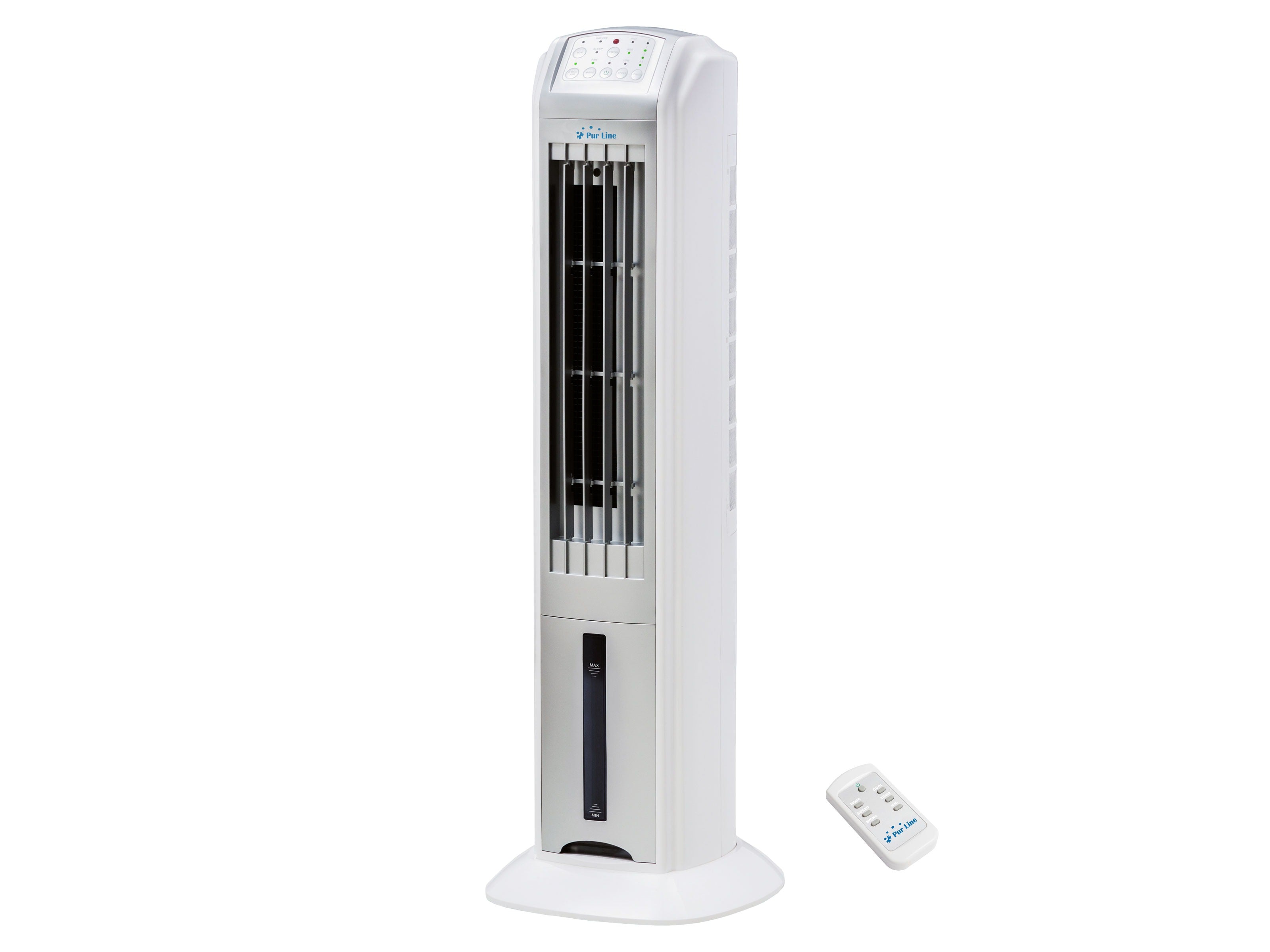 Rafraichisseur d'air par évaporation 70W avec ioniseur et 3 vitesses