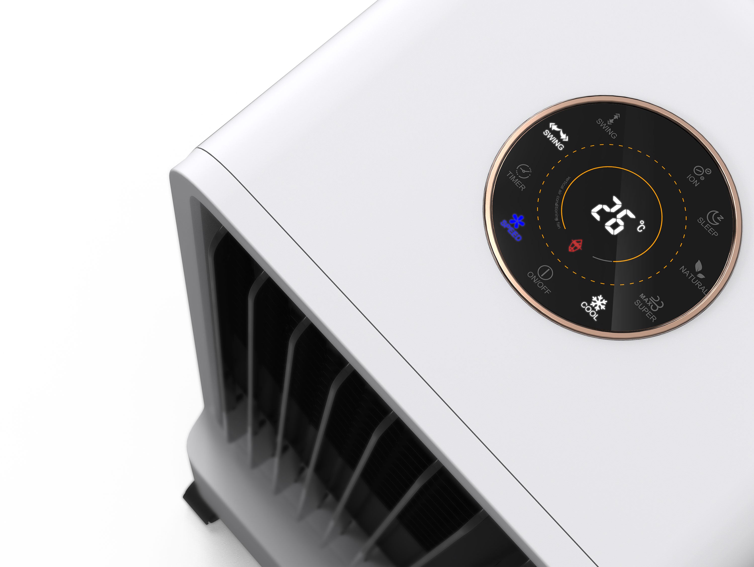 Rafraichisseur d'air par évaporation à débit élevé avec purificateur