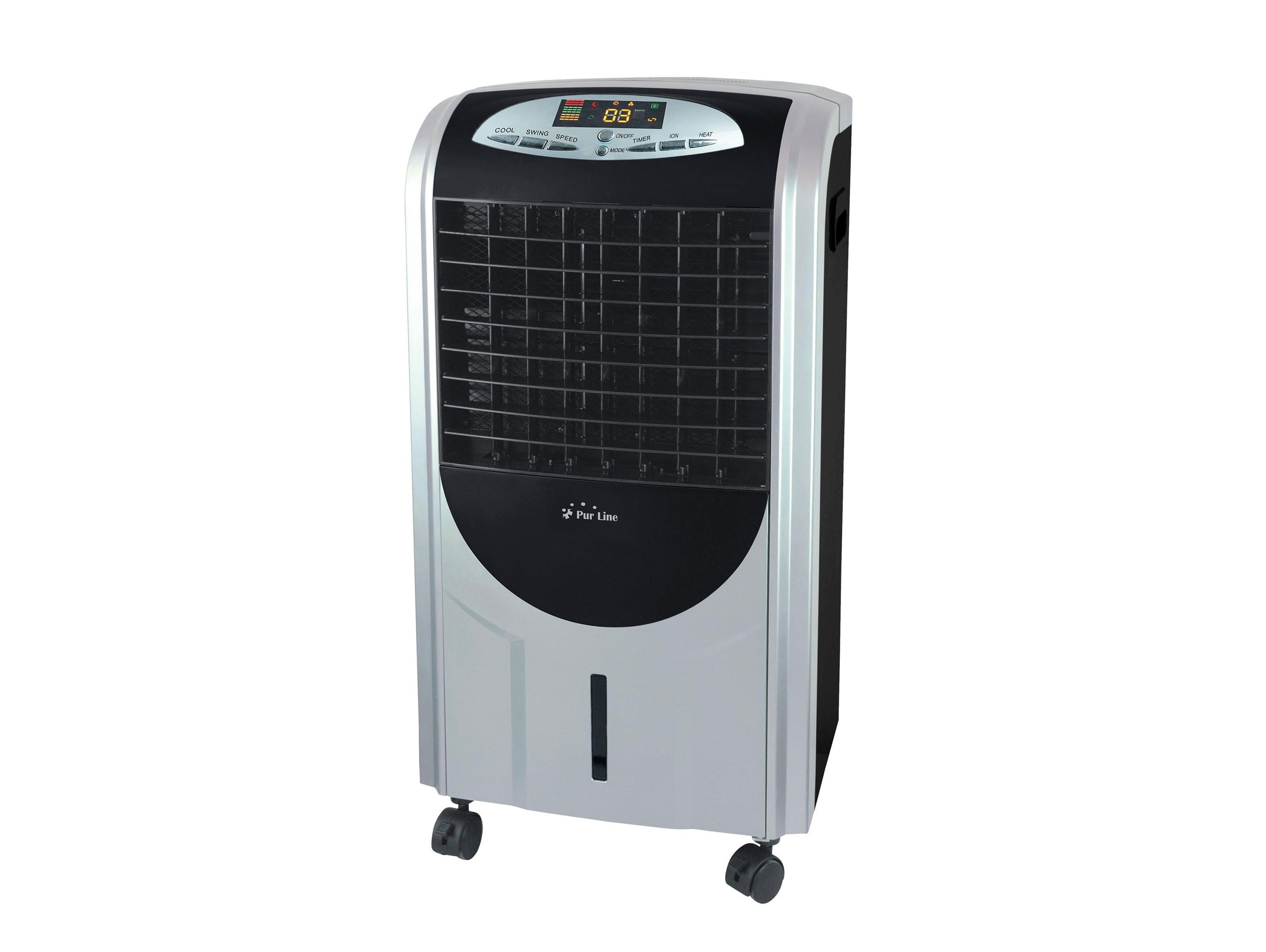 Rafraichisseur d'air par évaporation à débit élevé et chauffage
