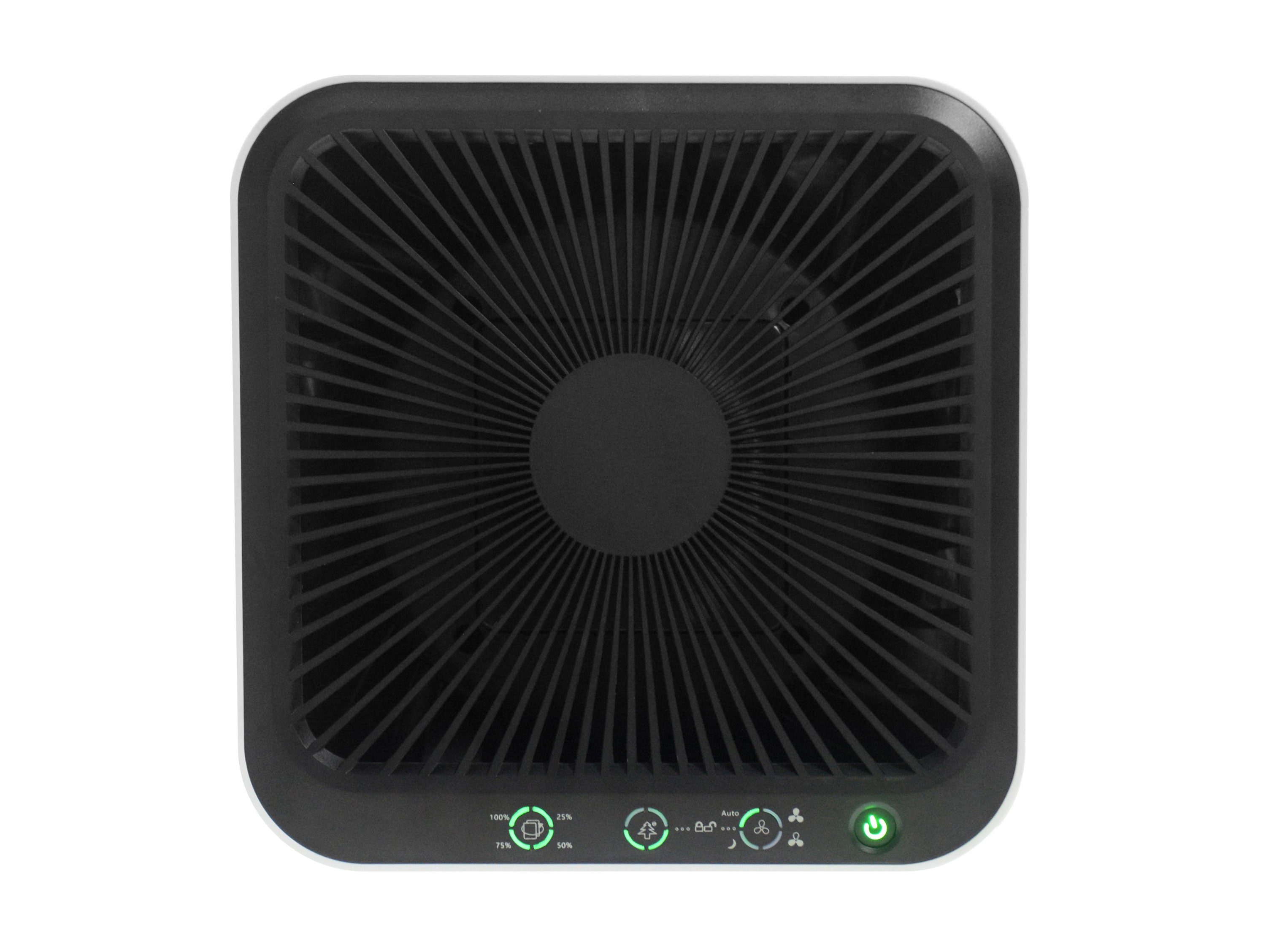 Purificateur d'air avec filtre HEPA, PM2, ioniseur, écran tactile LED, 3 vitesses et mode AUTO pour 60m2