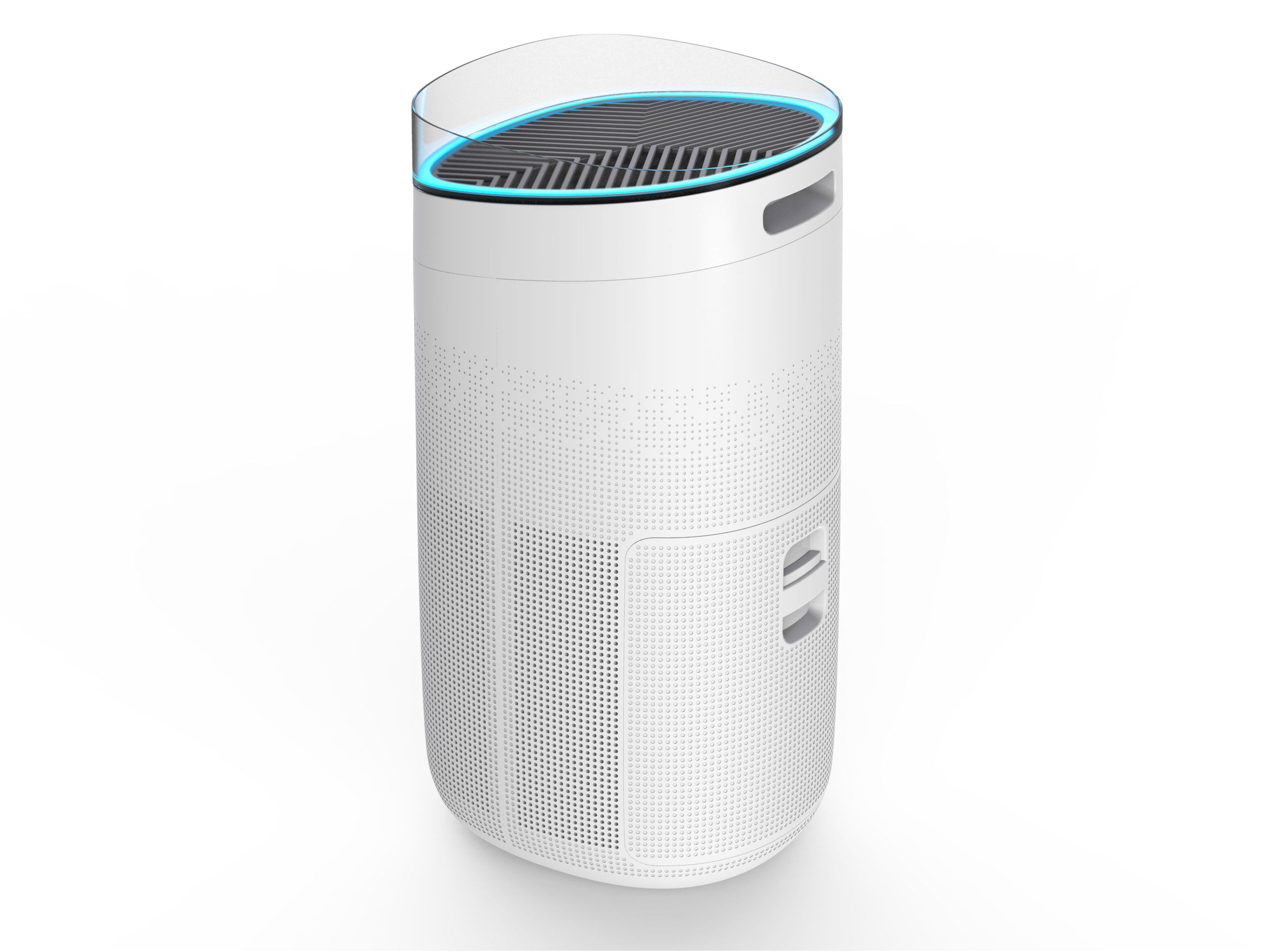 Purificateur d'air avec filtre HEPA H13, PM2, ioniseur, écran tactile LED, 3 vitesses et mode AUTO pour 50m2
