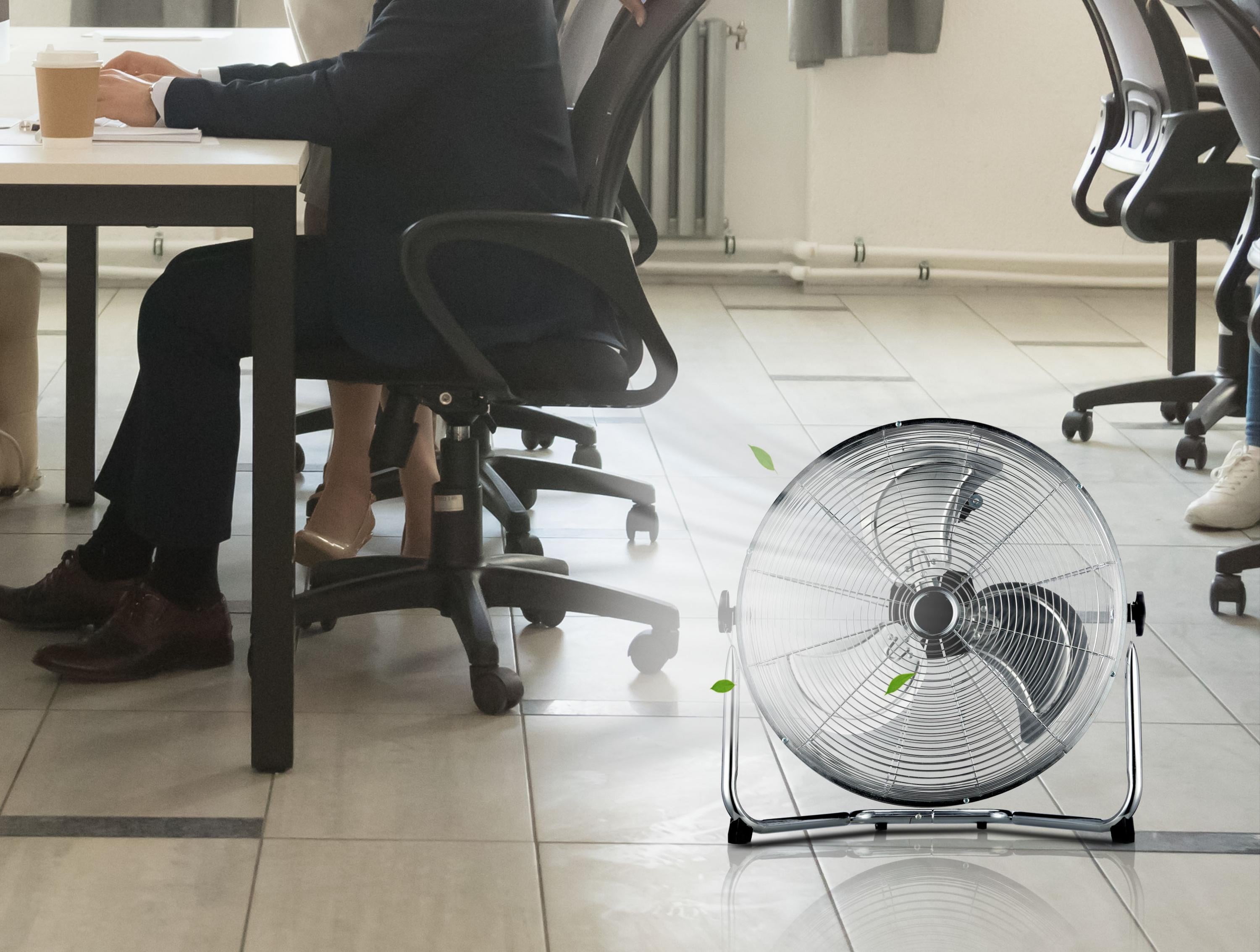 Ventilateur industriel 90W avec 3 pales et 3 vitesses