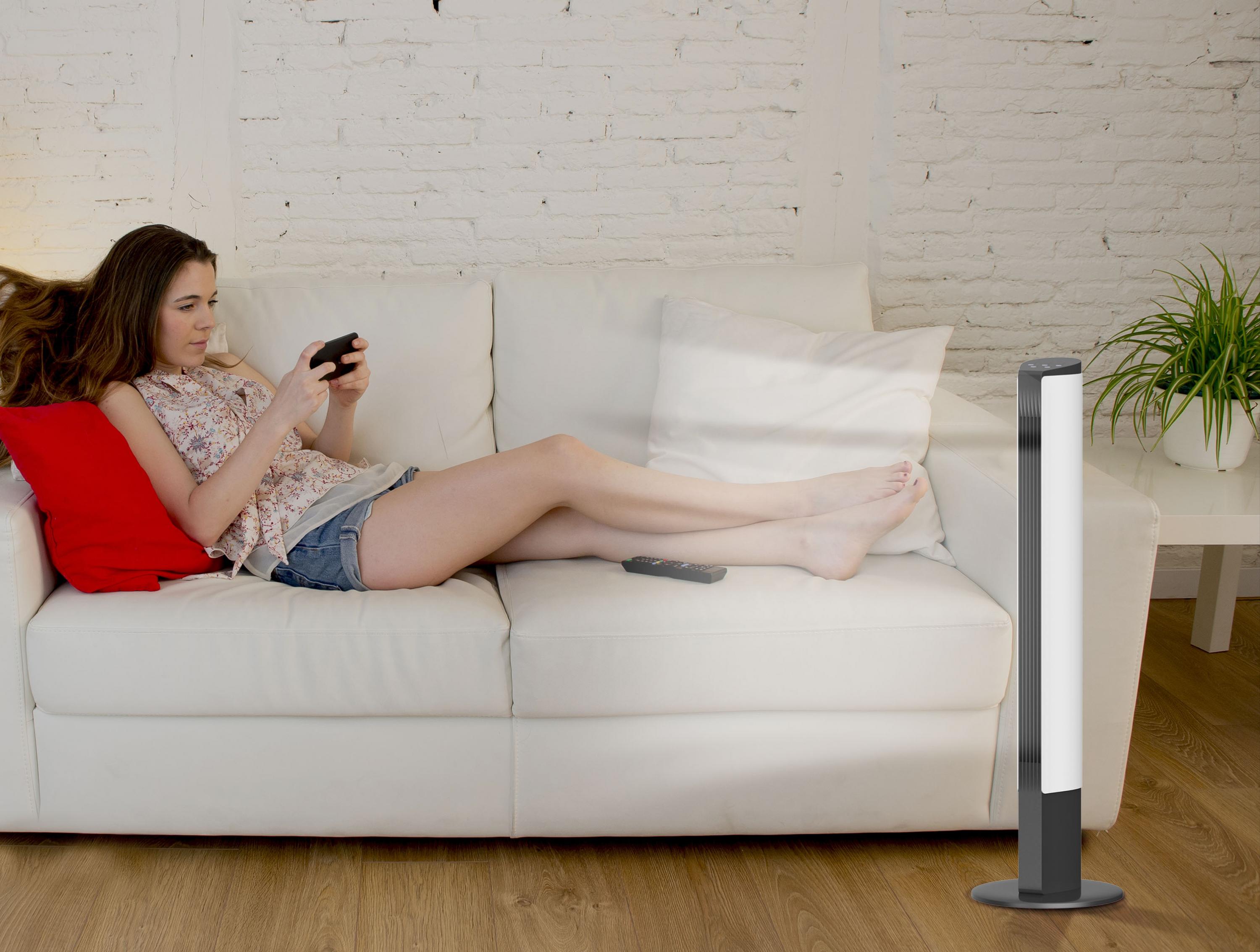 Ventilateur tour sans pales de grande hauteur