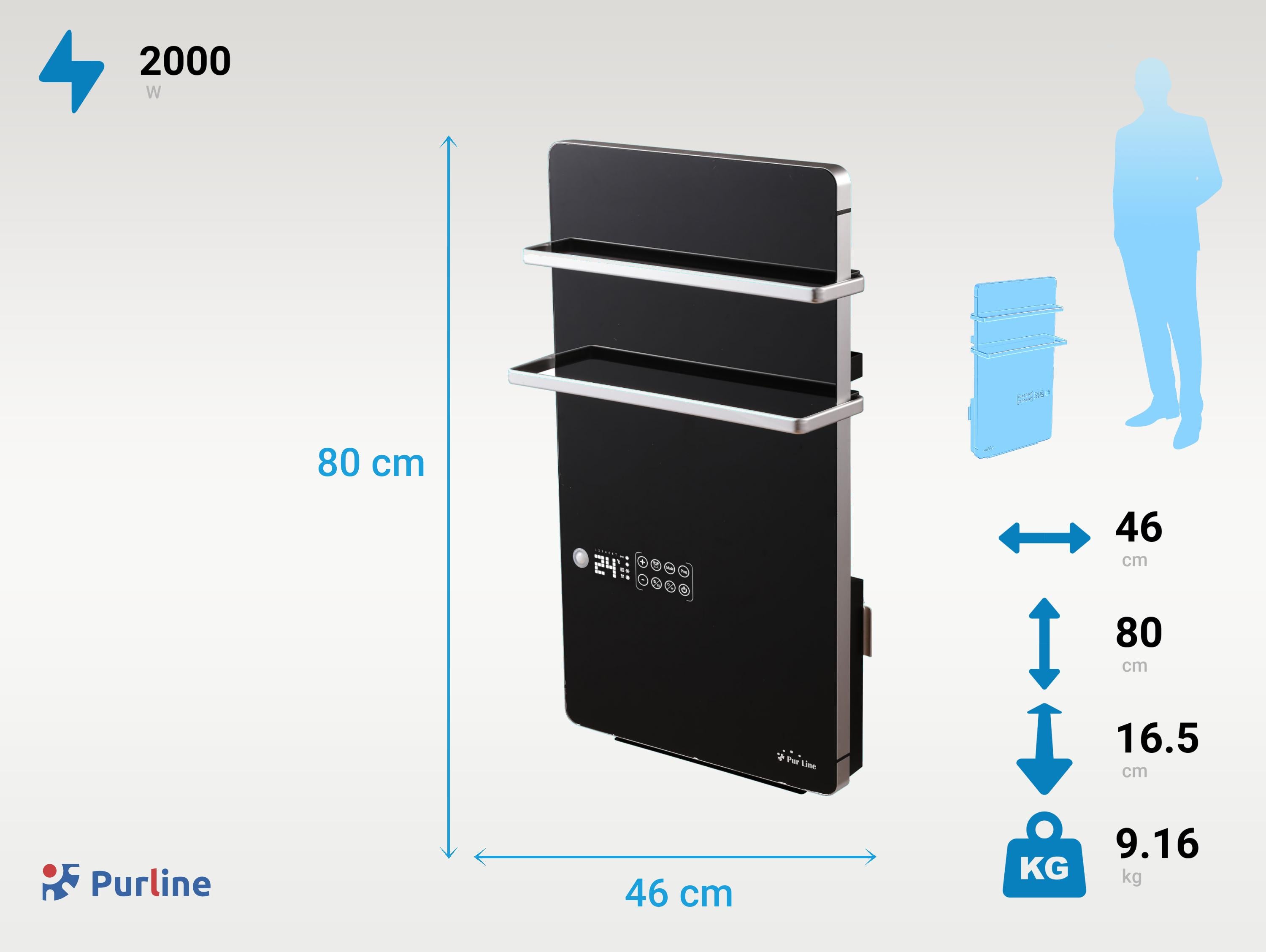 ZAFIR V2000T B Matériau Verre