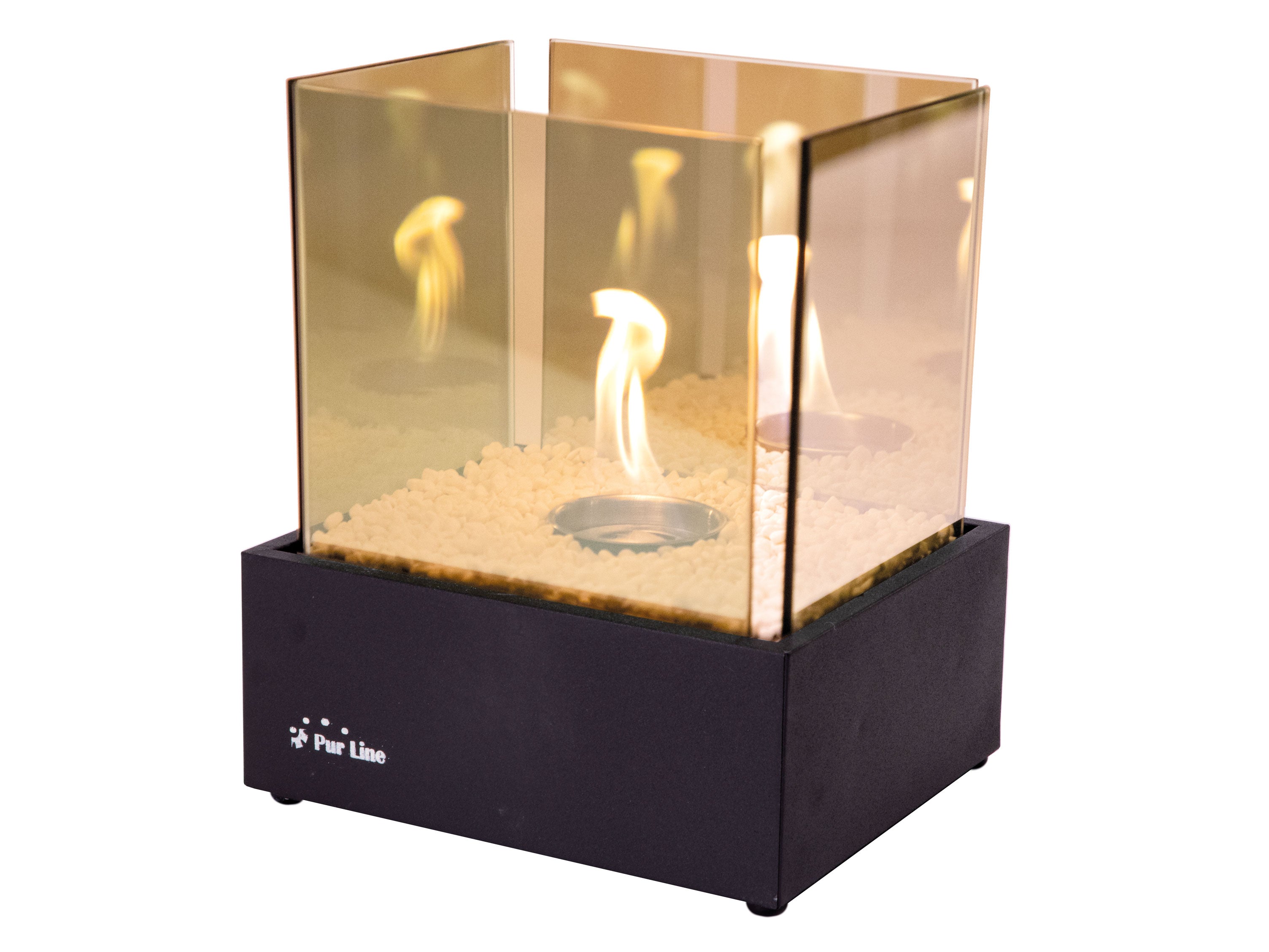 Cheminée de table à l'éthanol avec effet de flamme infinie