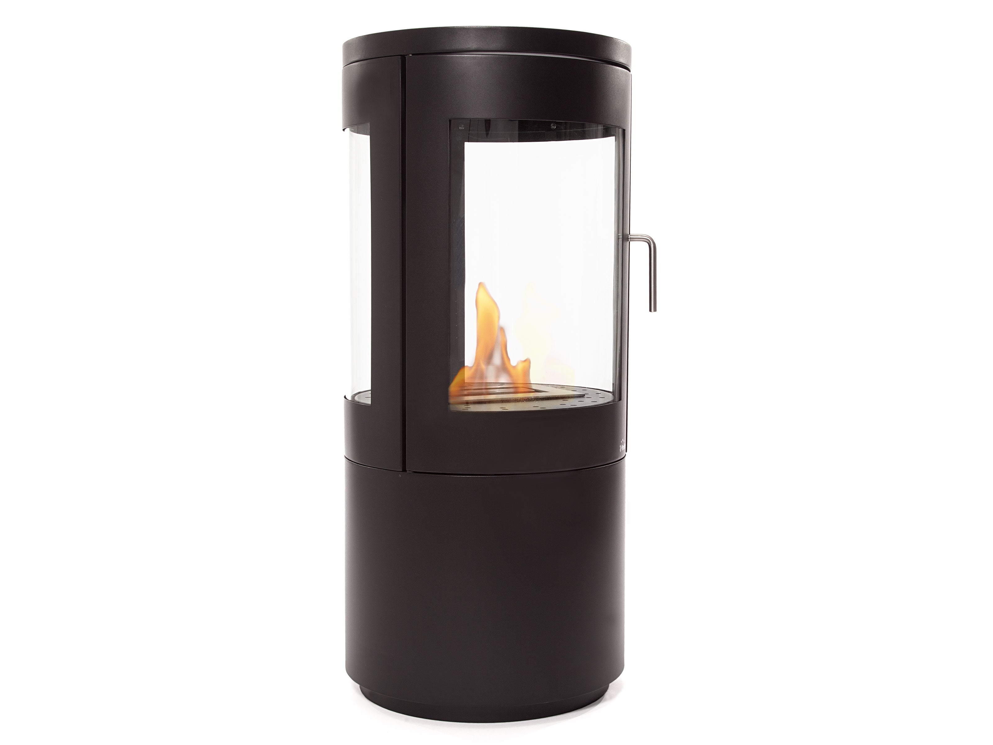 Poêle à éthanol 3kW en acier noir