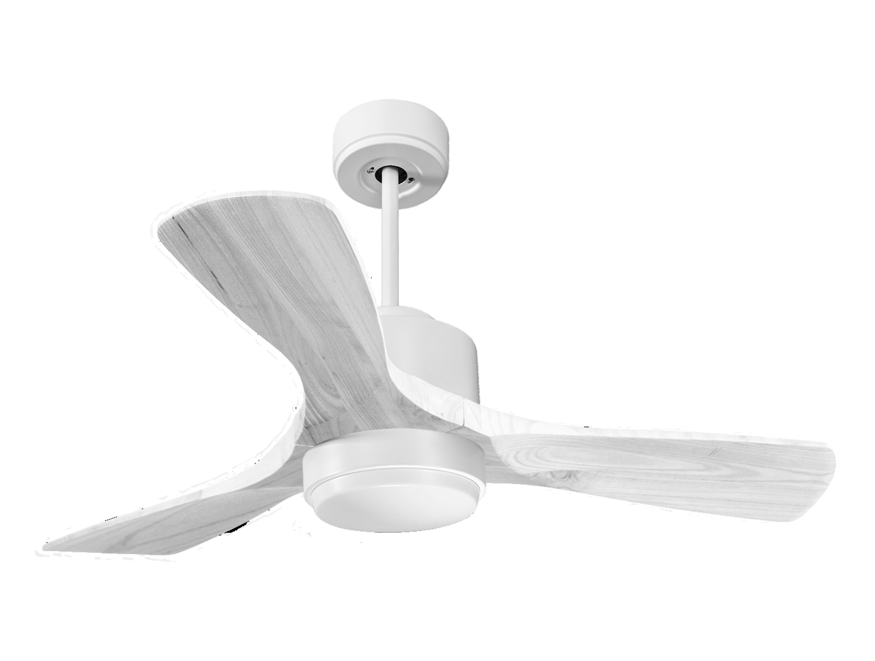 Ventilateur de plafond Wifi Moteur à courant continu Télécommande Lumière à trois tons Hypersilence Mémoire