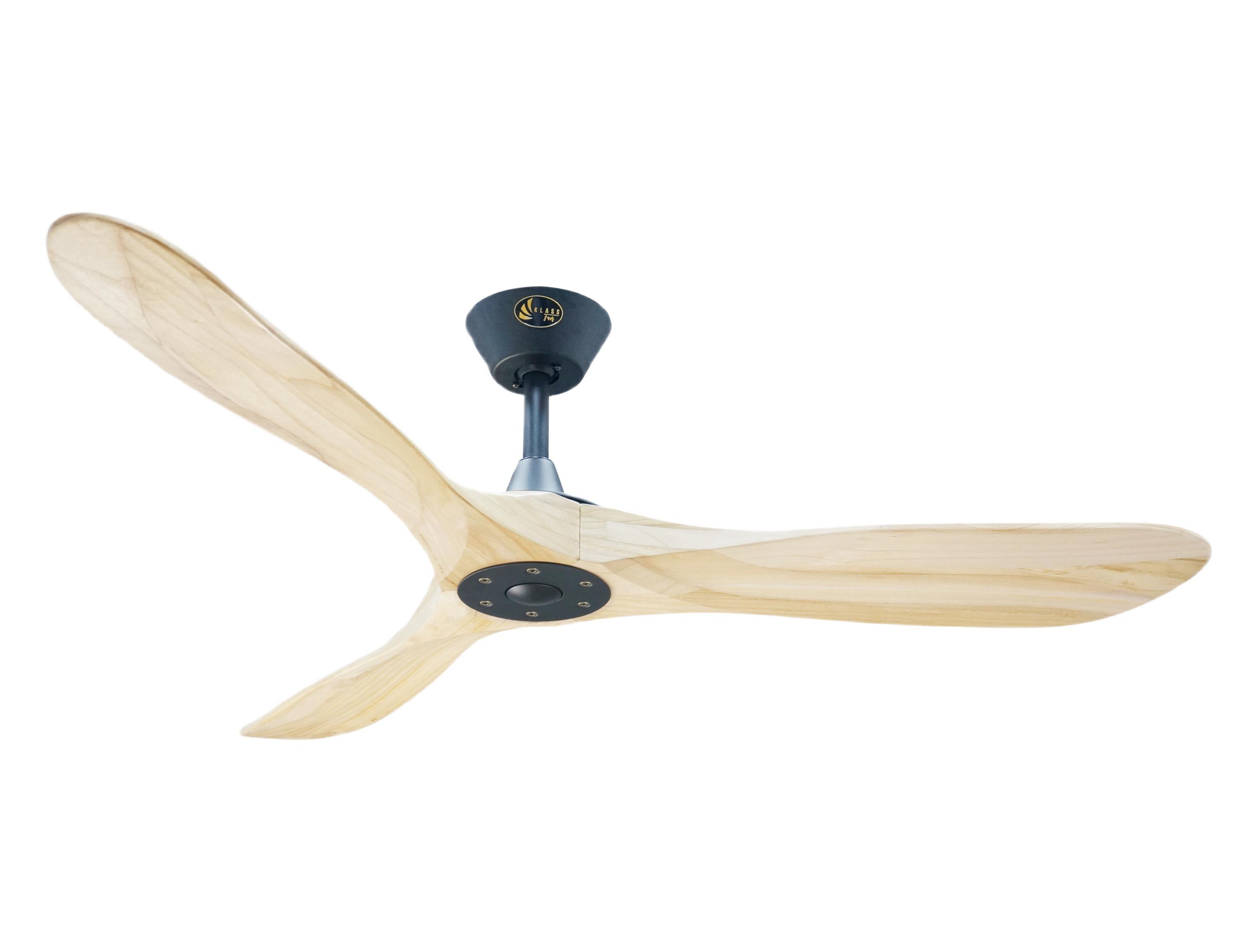 Ventilateur de plafond DC beige avec pales de 132cm pour 35m2
