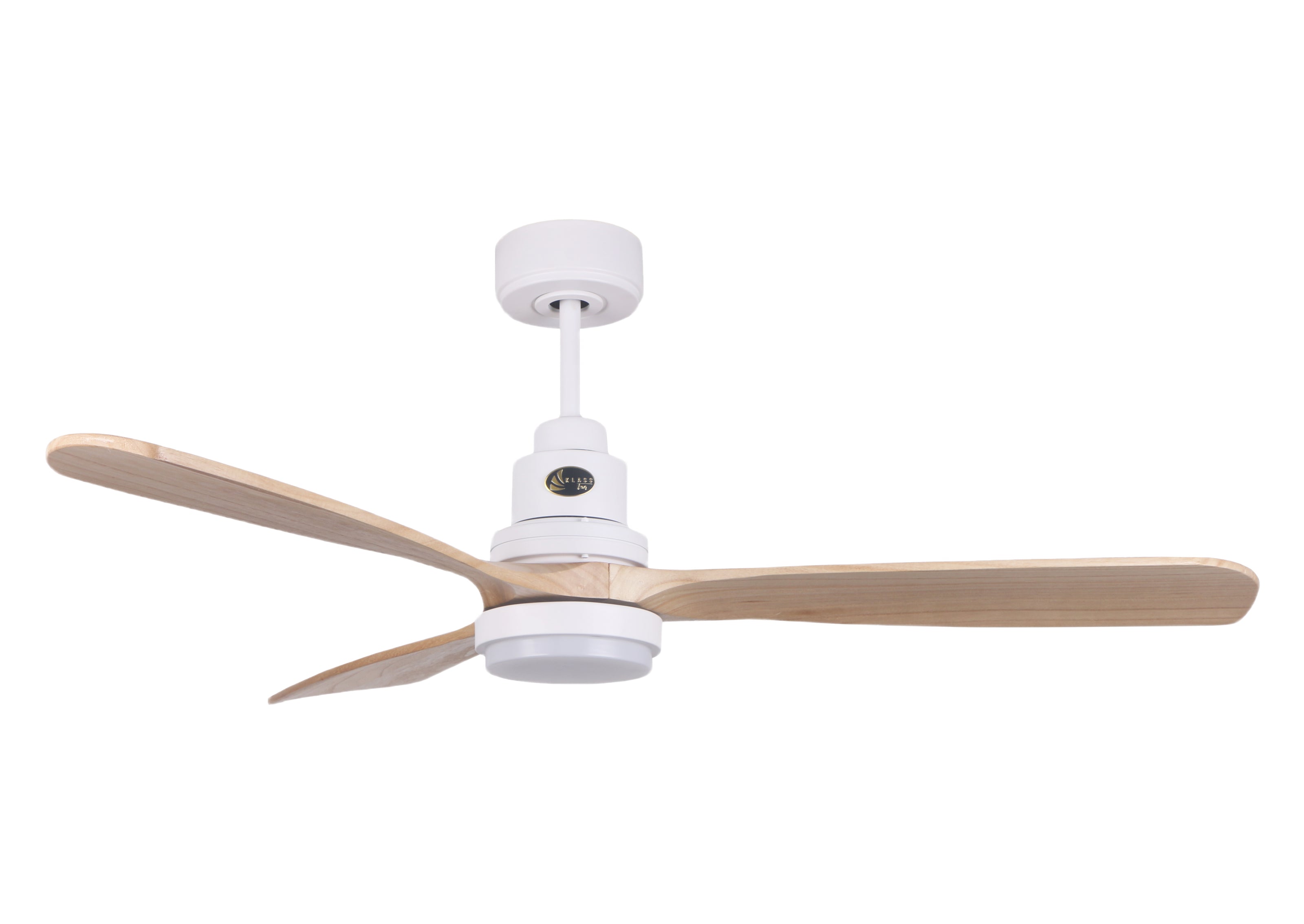 Ventilateur de plafond DC blanc avec pales de 132cm et lumière pour 35m2