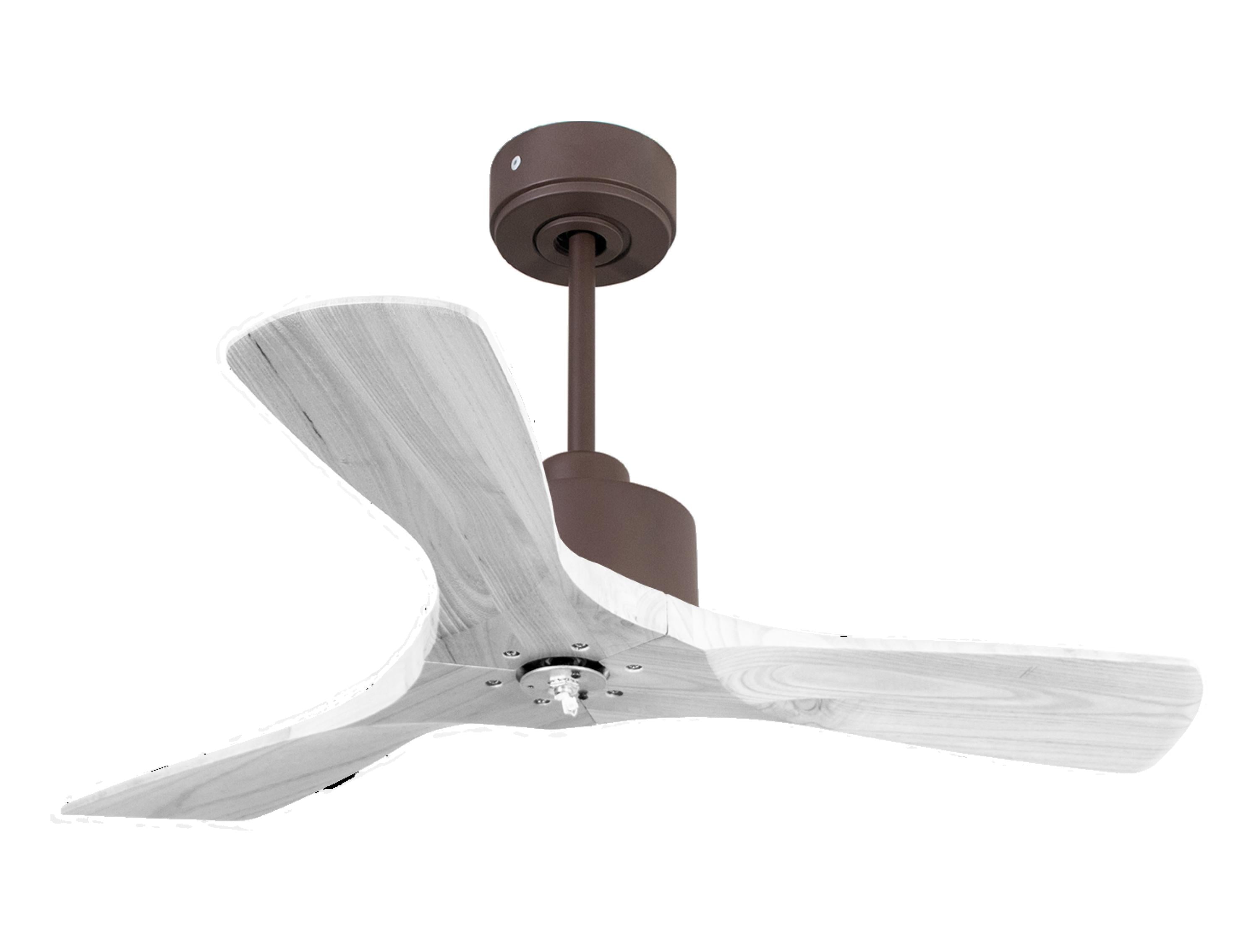 Ventilateur de plafond Réversible Thermostat Dimmable Wifi Moteur à courant continu Toits en pente Télécommande Lumière à trois tons Hypersilence Mémoire