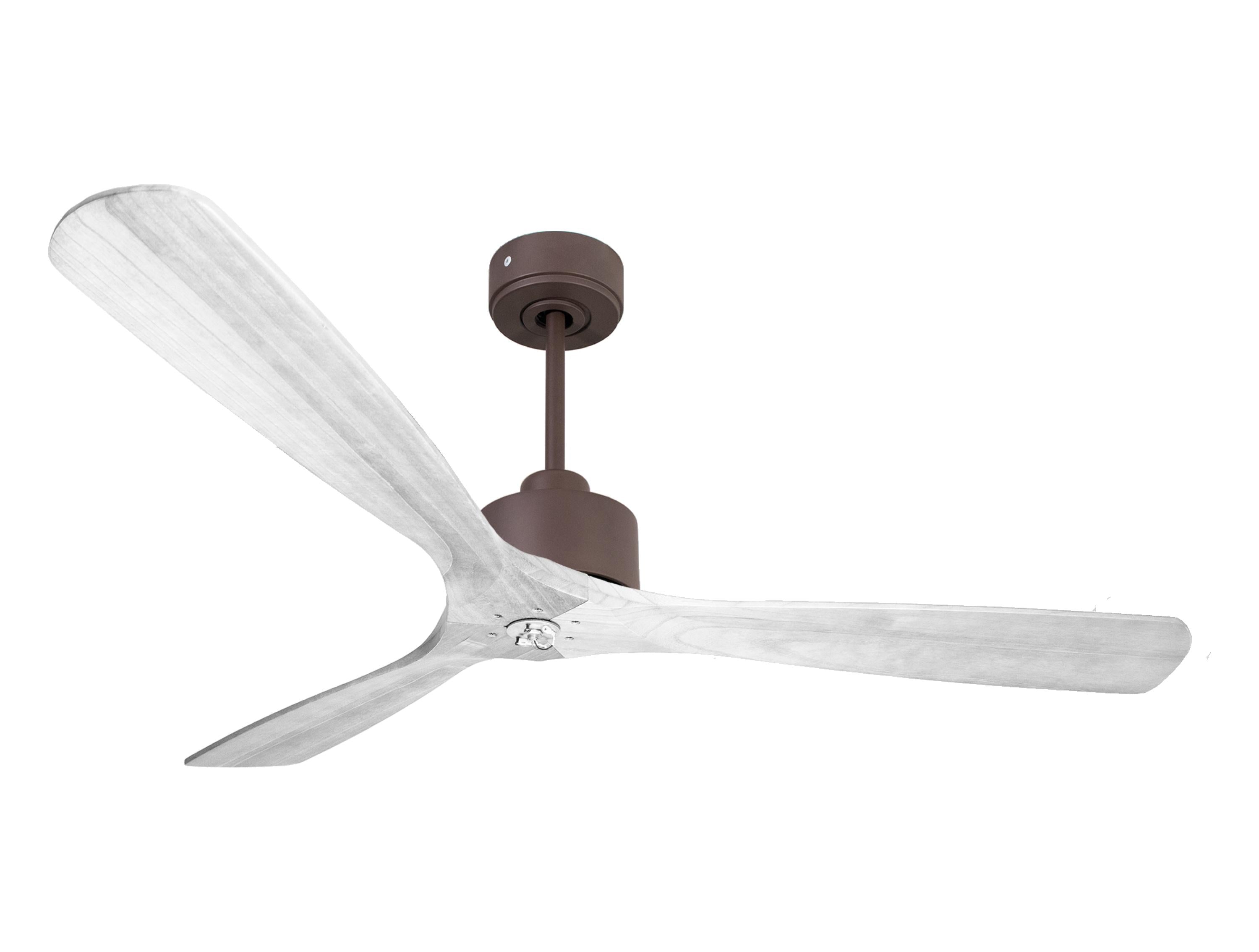 Ventilateur de plafond Réversible Thermostat Dimmable Wifi Moteur à courant continu Toits en pente Télécommande Lumière à trois tons Hypersilence Mémoire