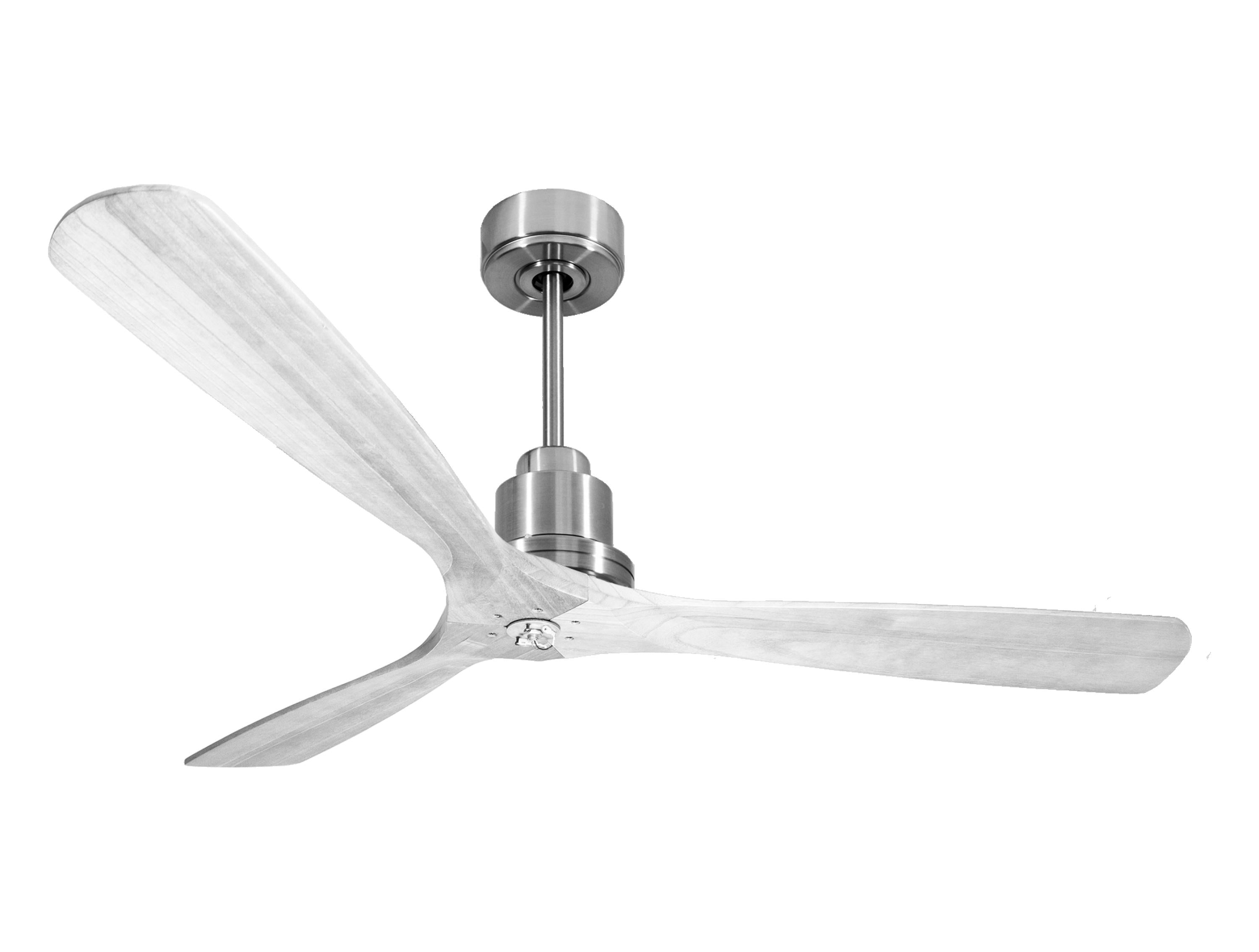 Ventilateur de plafond Réversible Thermostat Dimmable Wifi Moteur à courant continu Toits en pente Télécommande Lumière à trois tons Hypersilence Mémoire