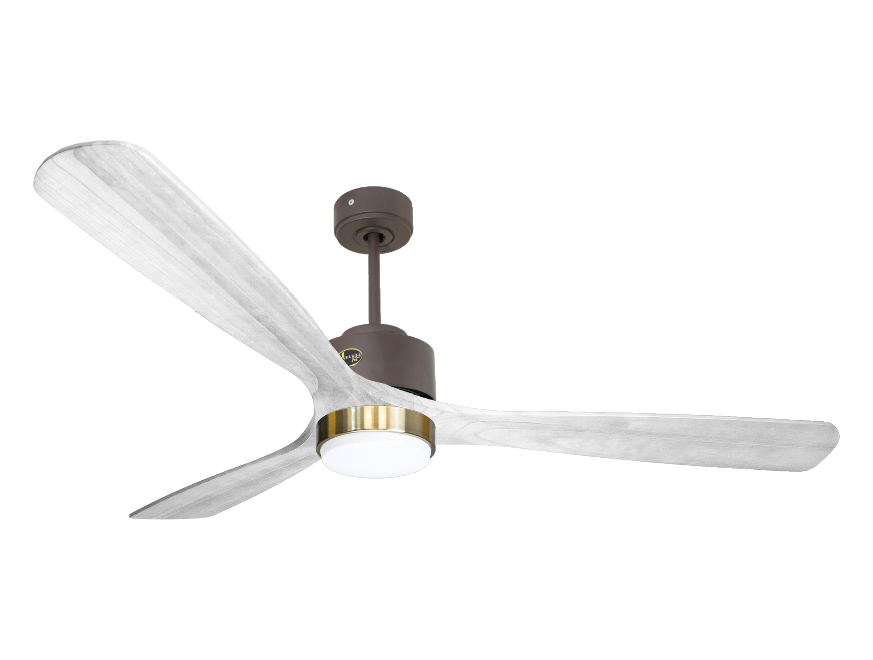 Ventilateur de plafond Réversible Thermostat Dimmable Wifi Moteur à courant continu Toits en pente Télécommande Lumière à trois tons Hypersilence Mémoire