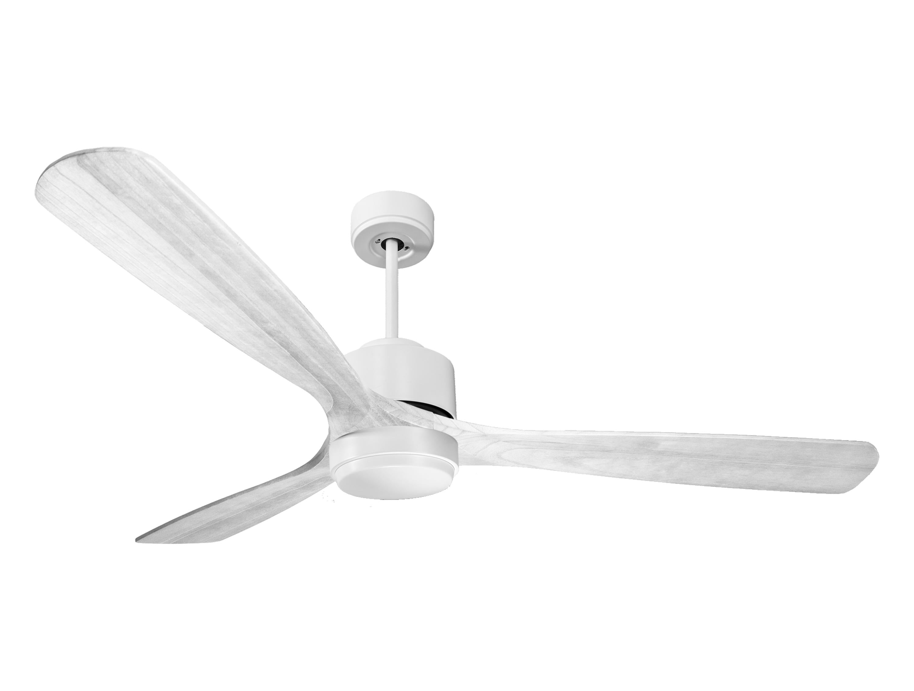 Ventilateur de plafond Réversible Thermostat Dimmable Wifi Moteur à courant continu Toits en pente Télécommande Lumière à trois tons Hypersilence Mémoire
