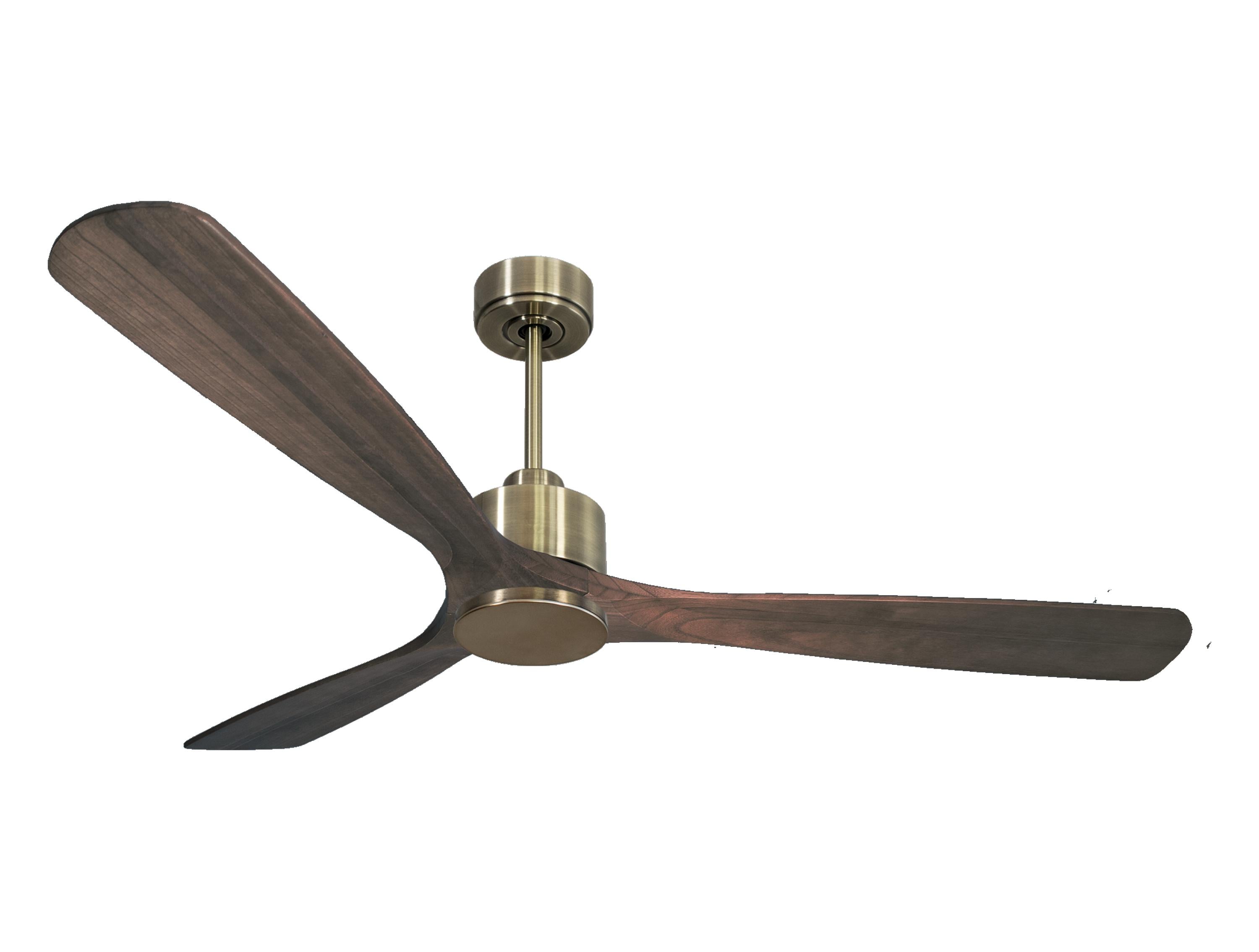 Ventilateur de plafond Réversible Thermostat Wifi Moteur à courant continu Toits en pente Télécommande Mémoire