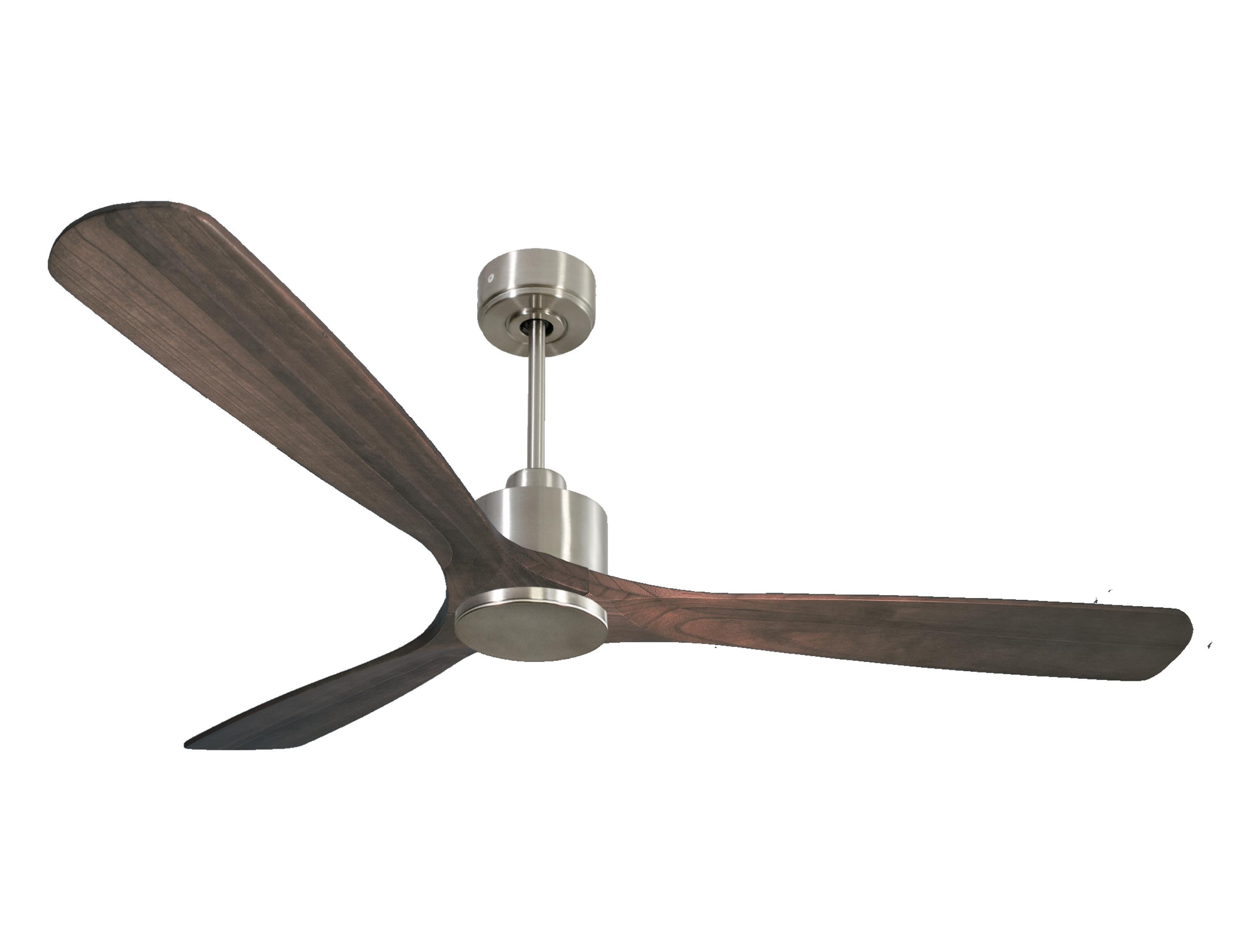 Ventilateur de plafond Réversible Thermostat Wifi Moteur à courant continu Toits en pente Télécommande Mémoire