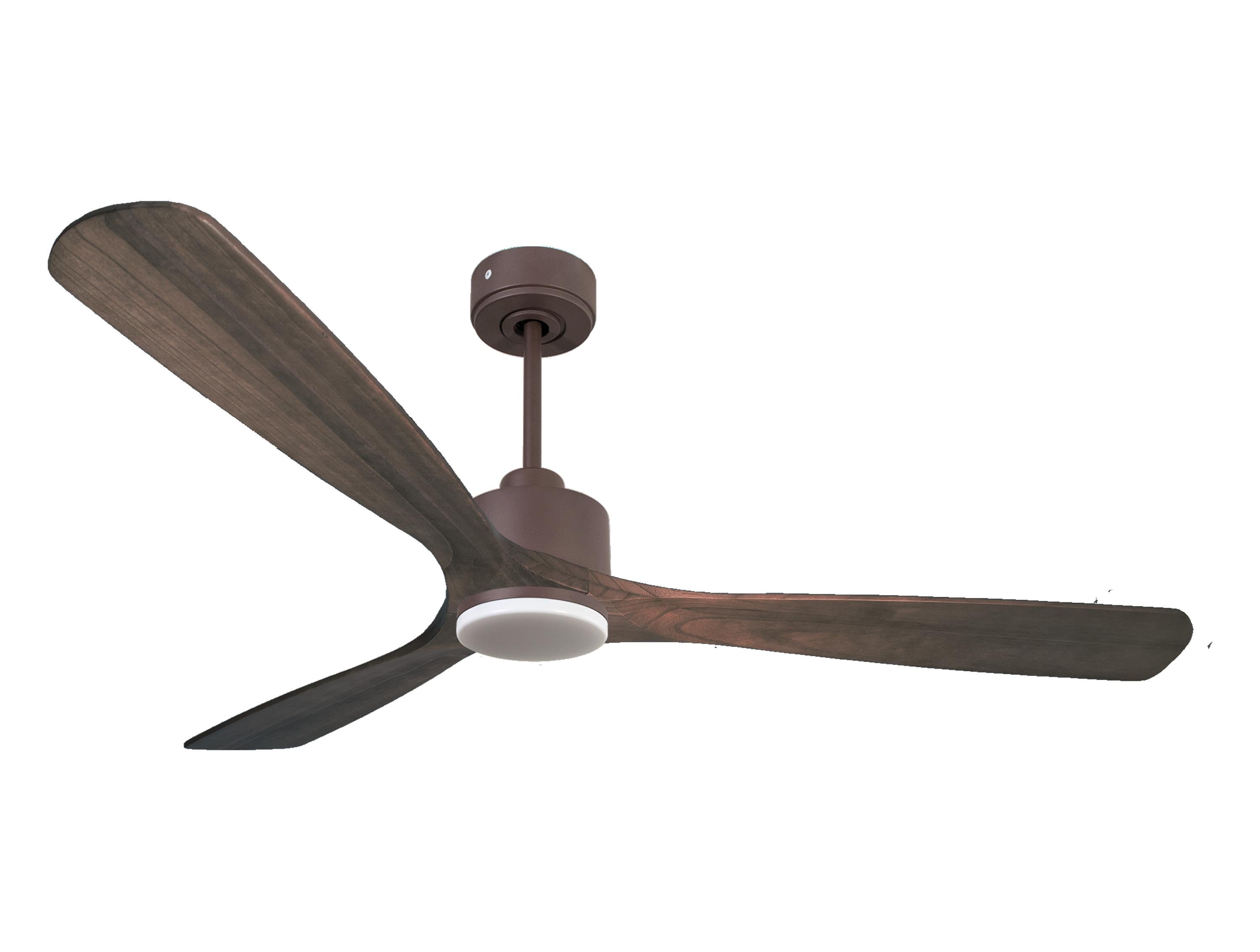 Ventilateur de plafond Réversible Thermostat Dimmable Wifi Moteur à courant continu Toits en pente Télécommande Lumière à trois tons Mémoire