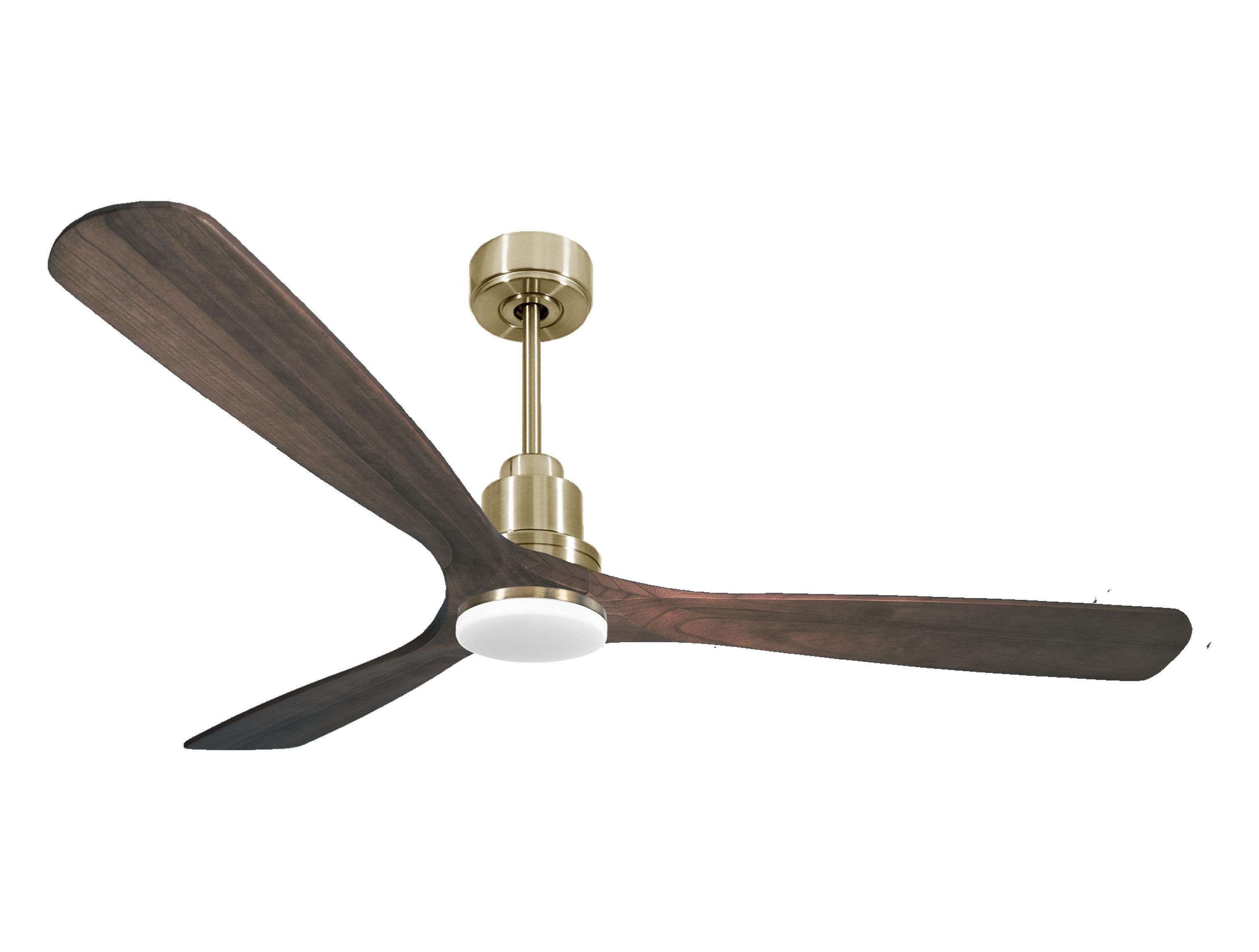 Ventilateur de plafond Réversible Thermostat Dimmable Wifi Moteur à courant continu Toits en pente Télécommande Lumière à trois tons Mémoire