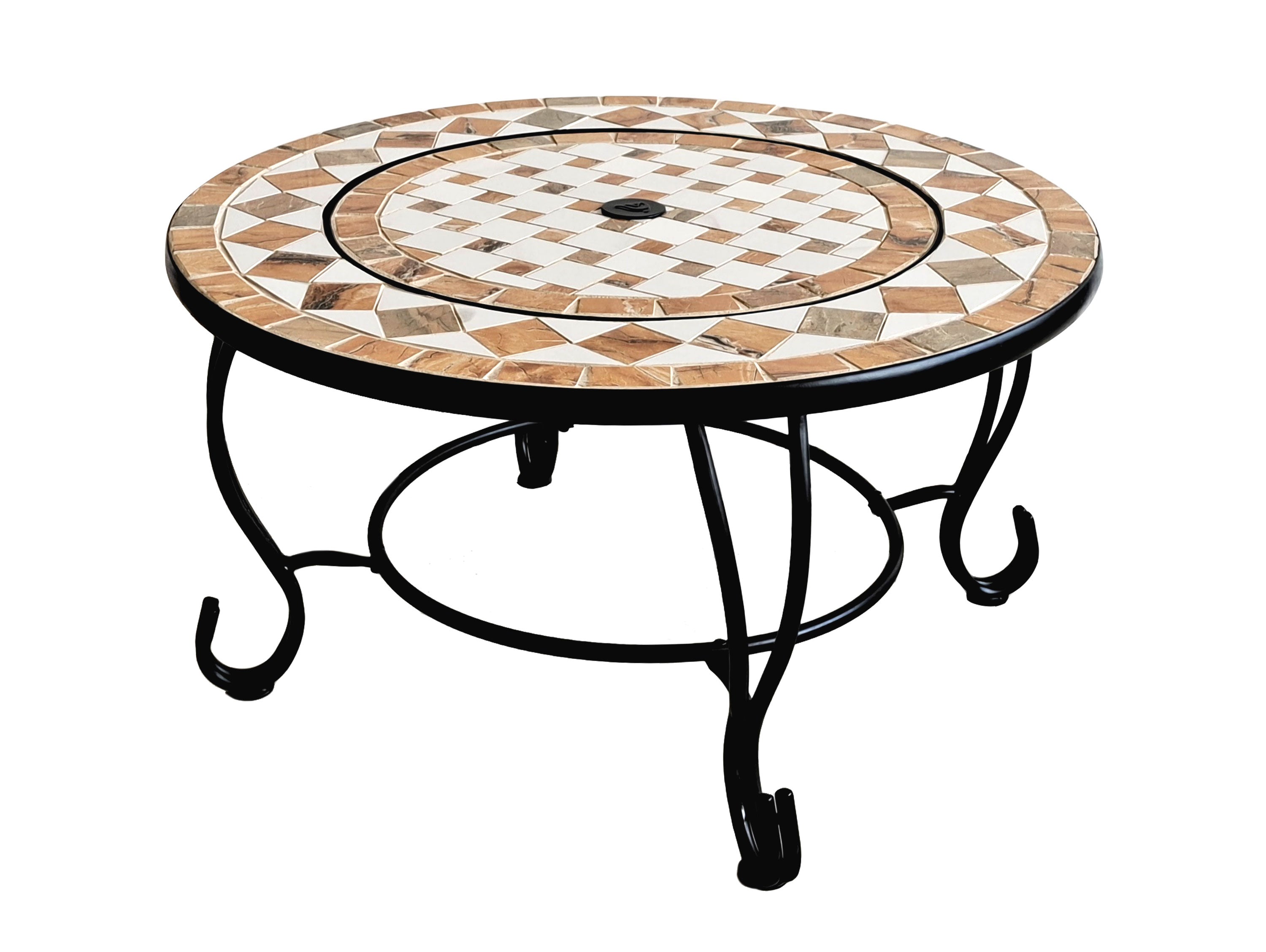 Brasero de jardin en céramique avec barbecue
