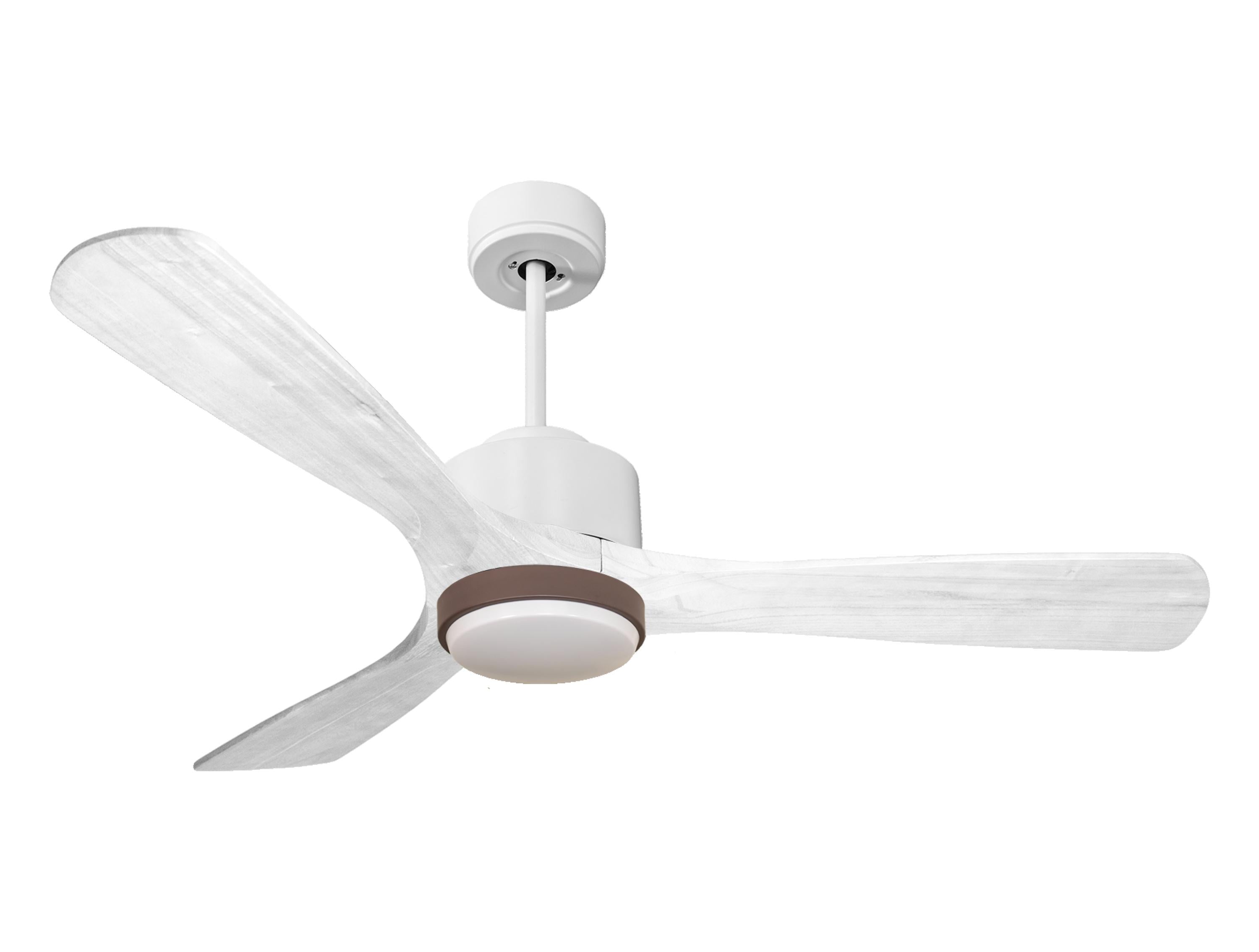 Ventilateur de plafond Wifi Moteur à courant continu Télécommande Lumière à trois tons Hypersilence Mémoire