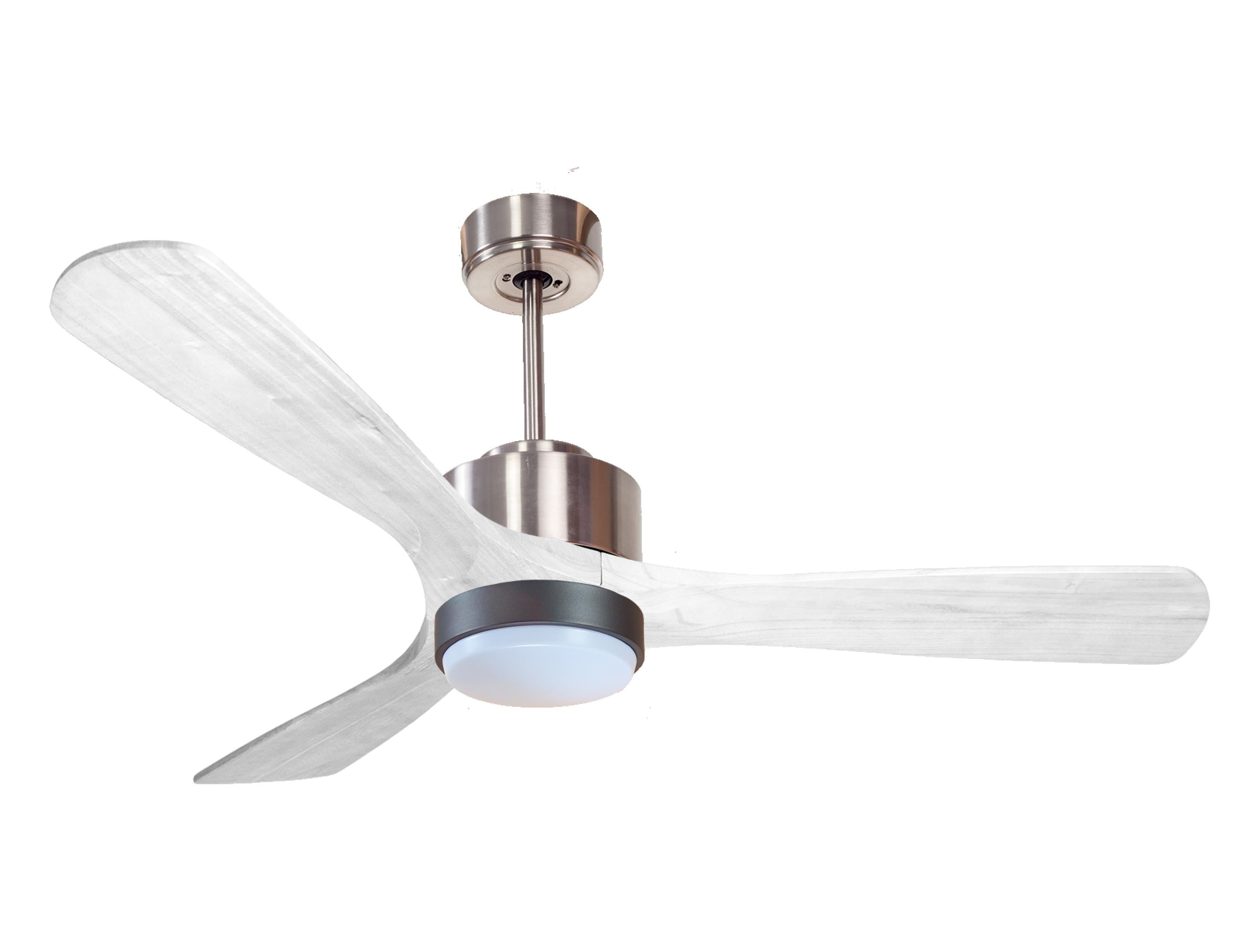 Ventilateur de plafond Wifi Moteur à courant continu Télécommande Lumière à trois tons Hypersilence Mémoire
