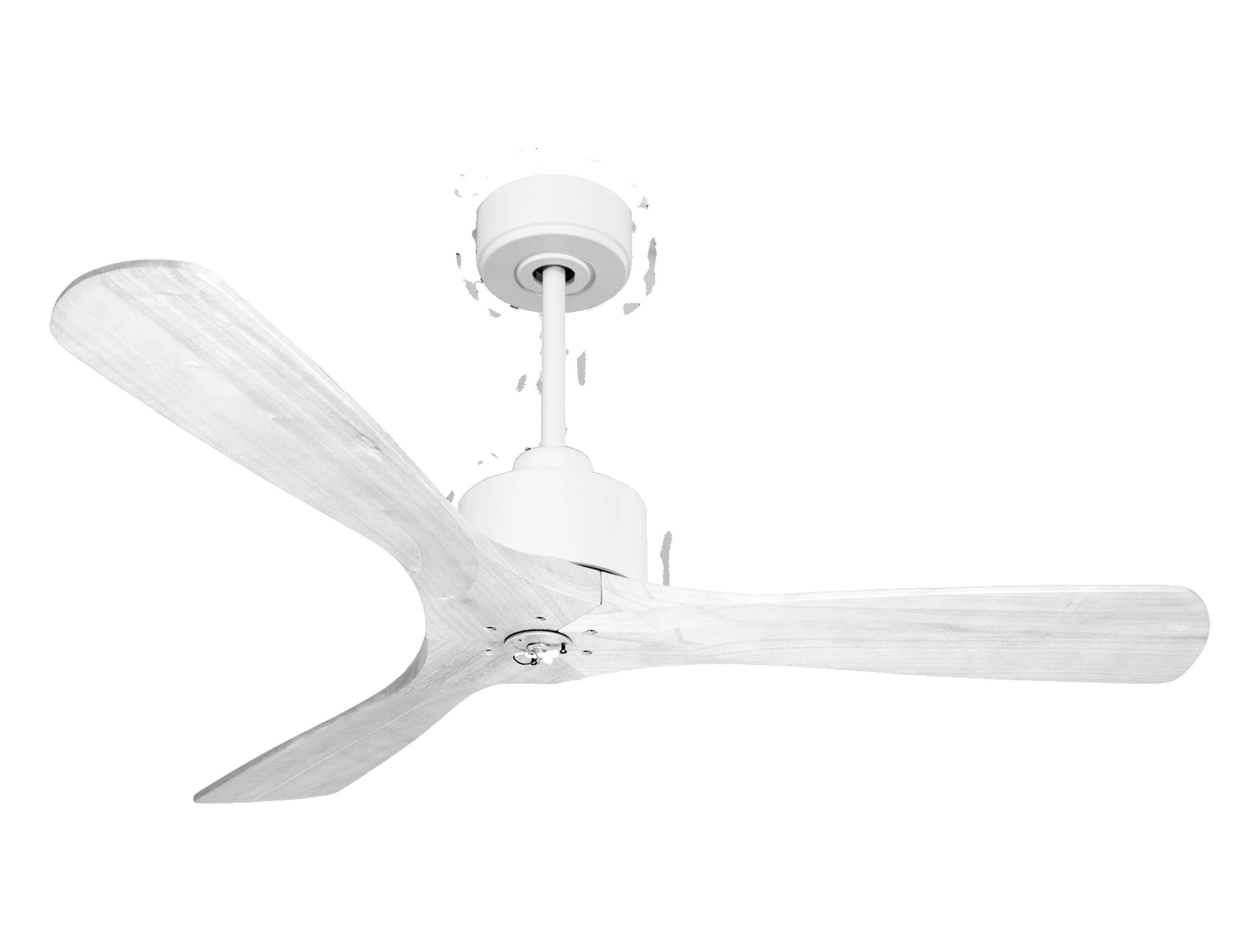 Ventilateur de plafond Réversible Thermostat Dimmable Wifi Moteur à courant continu Toits en pente Télécommande Lumière à trois tons Hypersilence Mémoire