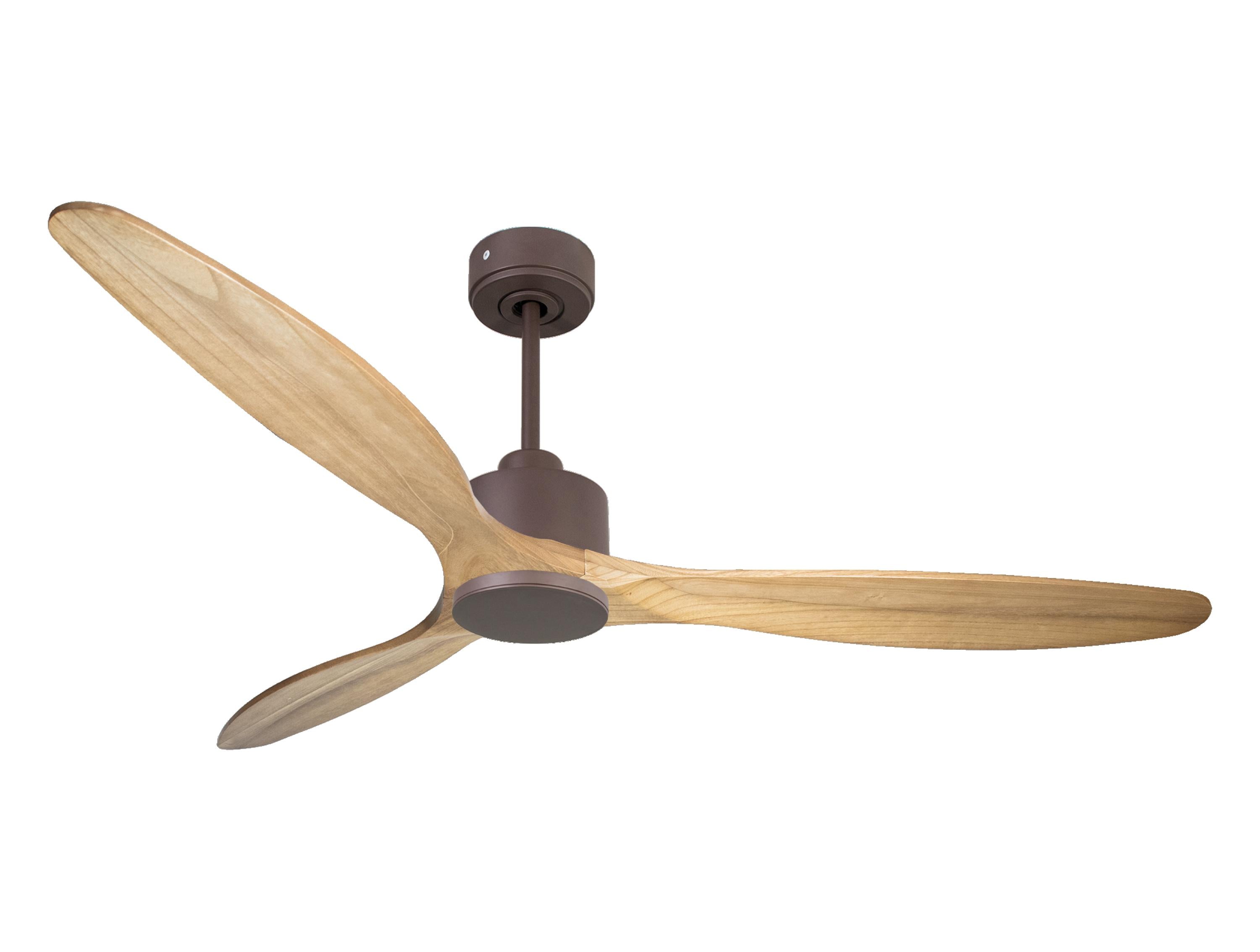 Ventilateur de plafond Réversible Thermostat Wifi Moteur à courant continu Toits en pente Télécommande Hypersilence Mémoire