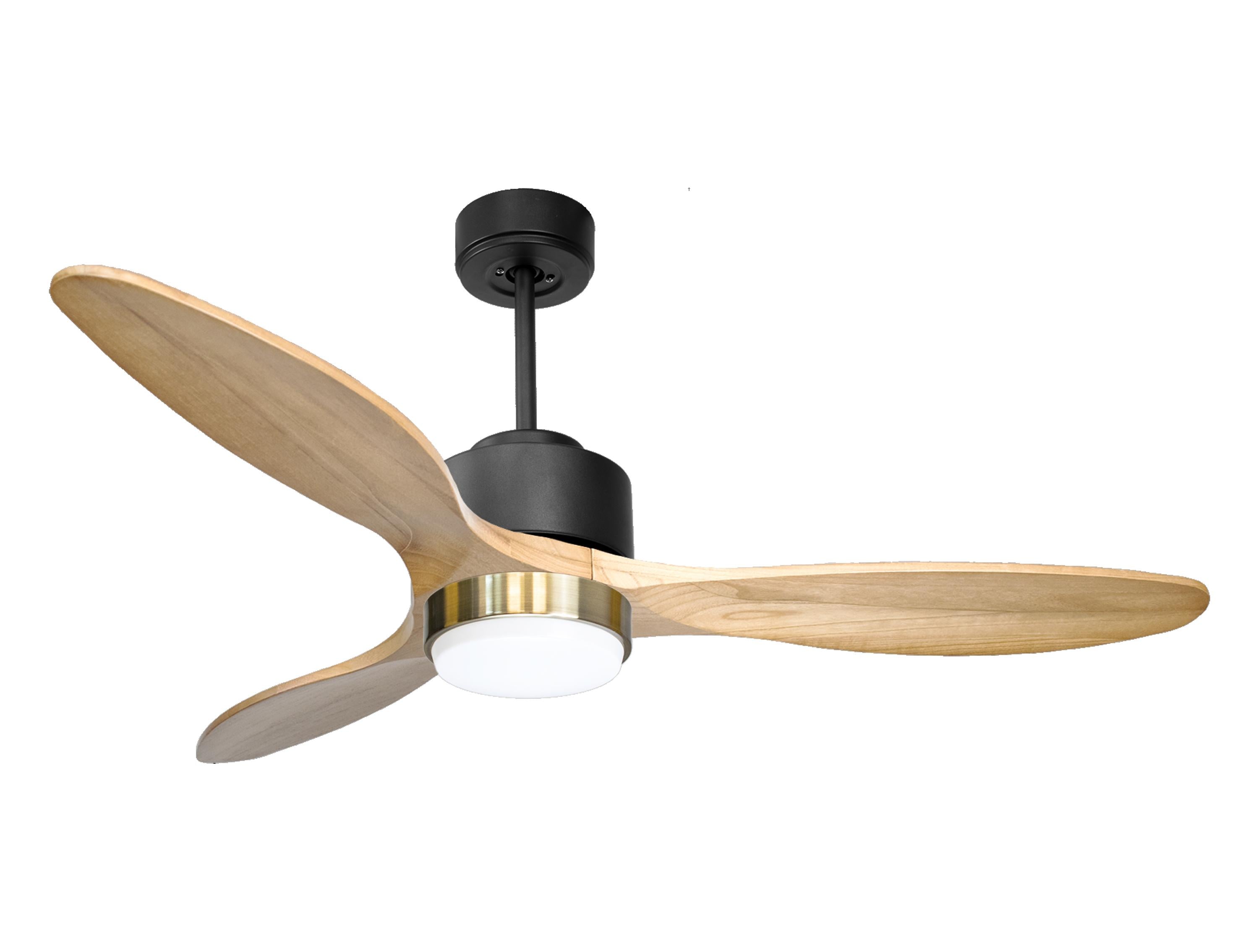 Ventilateur de plafond ultra silencieux et à faible consommation DC SalamisD132C02LED70263
