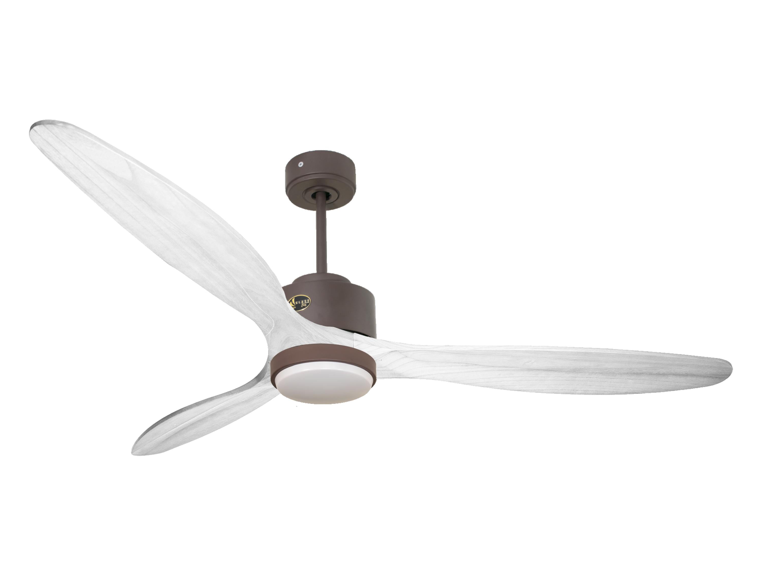 Ventilateur de plafond Réversible Thermostat Dimmable Wifi Moteur à courant continu Toits en pente Télécommande Lumière à trois tons Hypersilence Mémoire