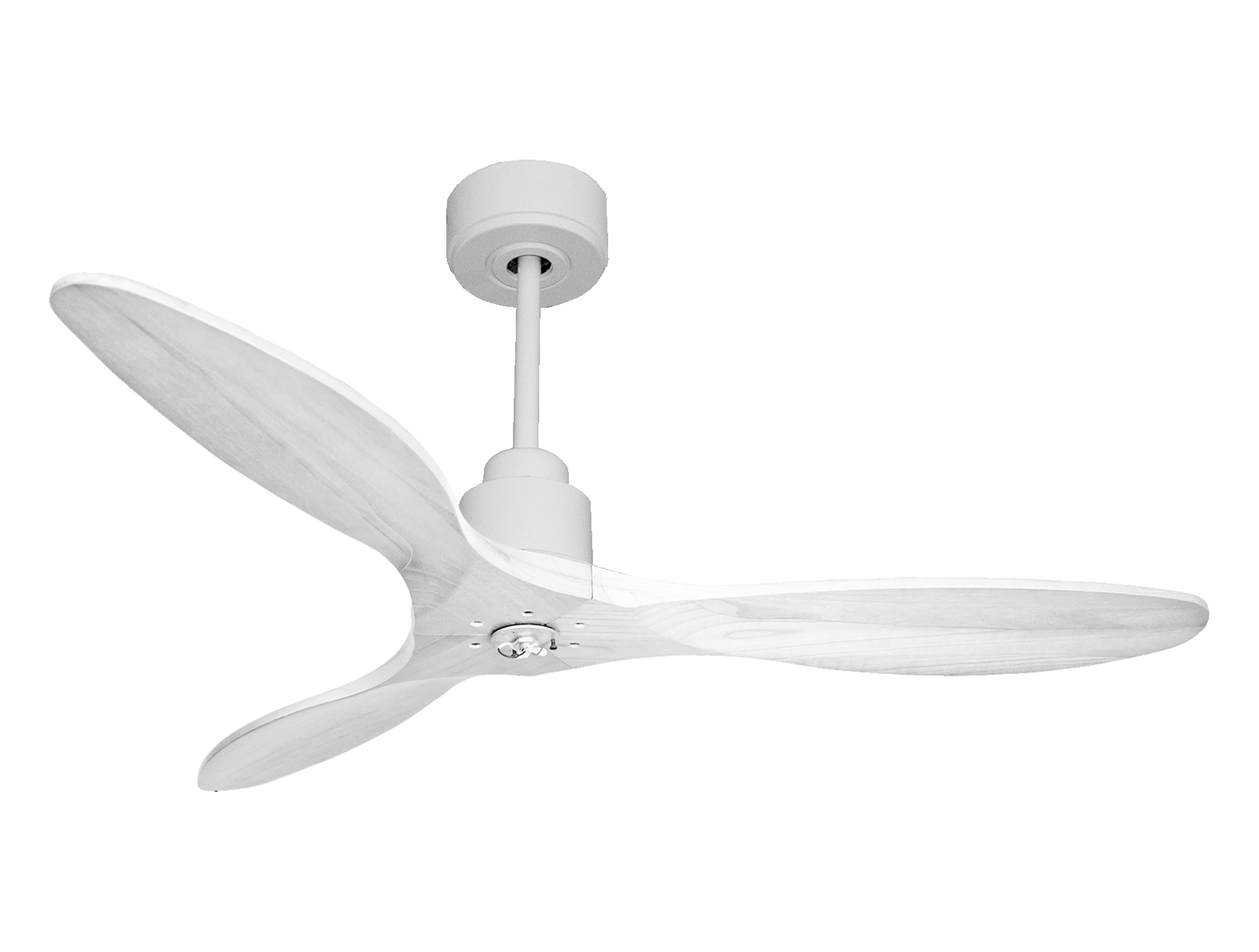 Ventilateur de plafond Réversible Thermostat Dimmable Wifi Moteur à courant continu Toits en pente Télécommande Lumière à trois tons Hypersilence Mémoire