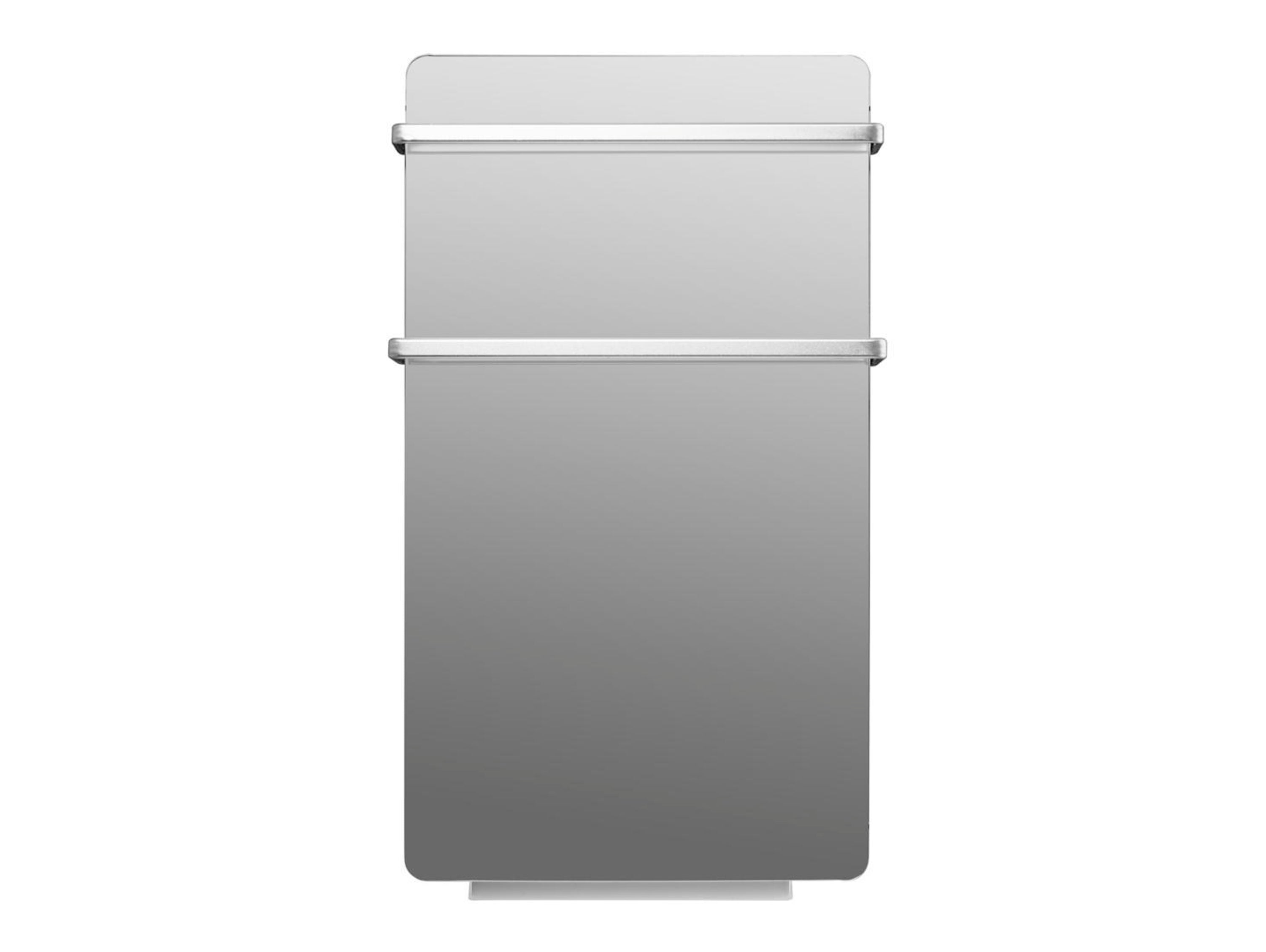 Chauffe-serviettes électrique 2000W en verre trempé finition miroir et display LED