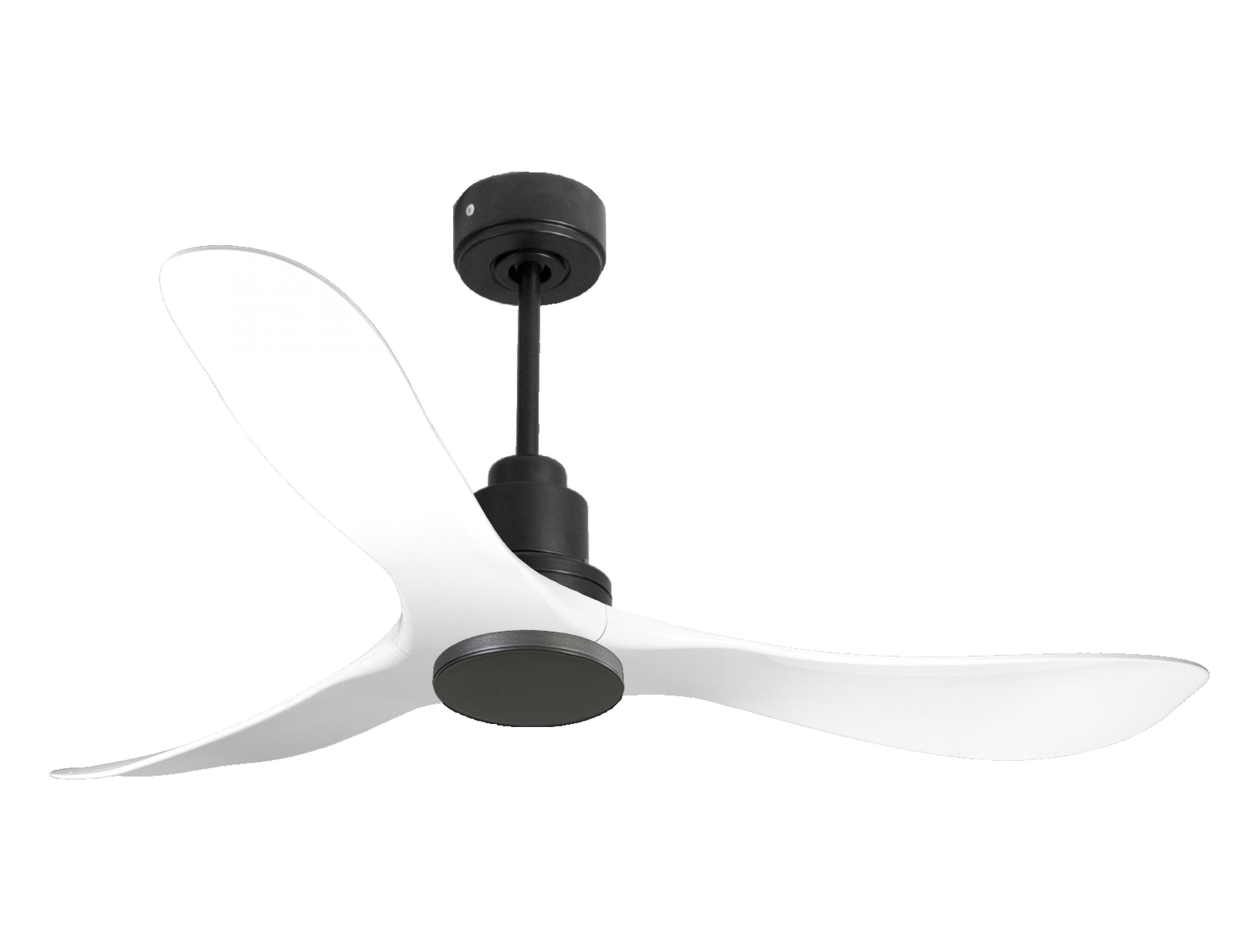 Ventilateur de plafond Réversible  Thermostat Wifi Moteur à courant continu Toits en pente Télécommande Hypersilence Mémoire