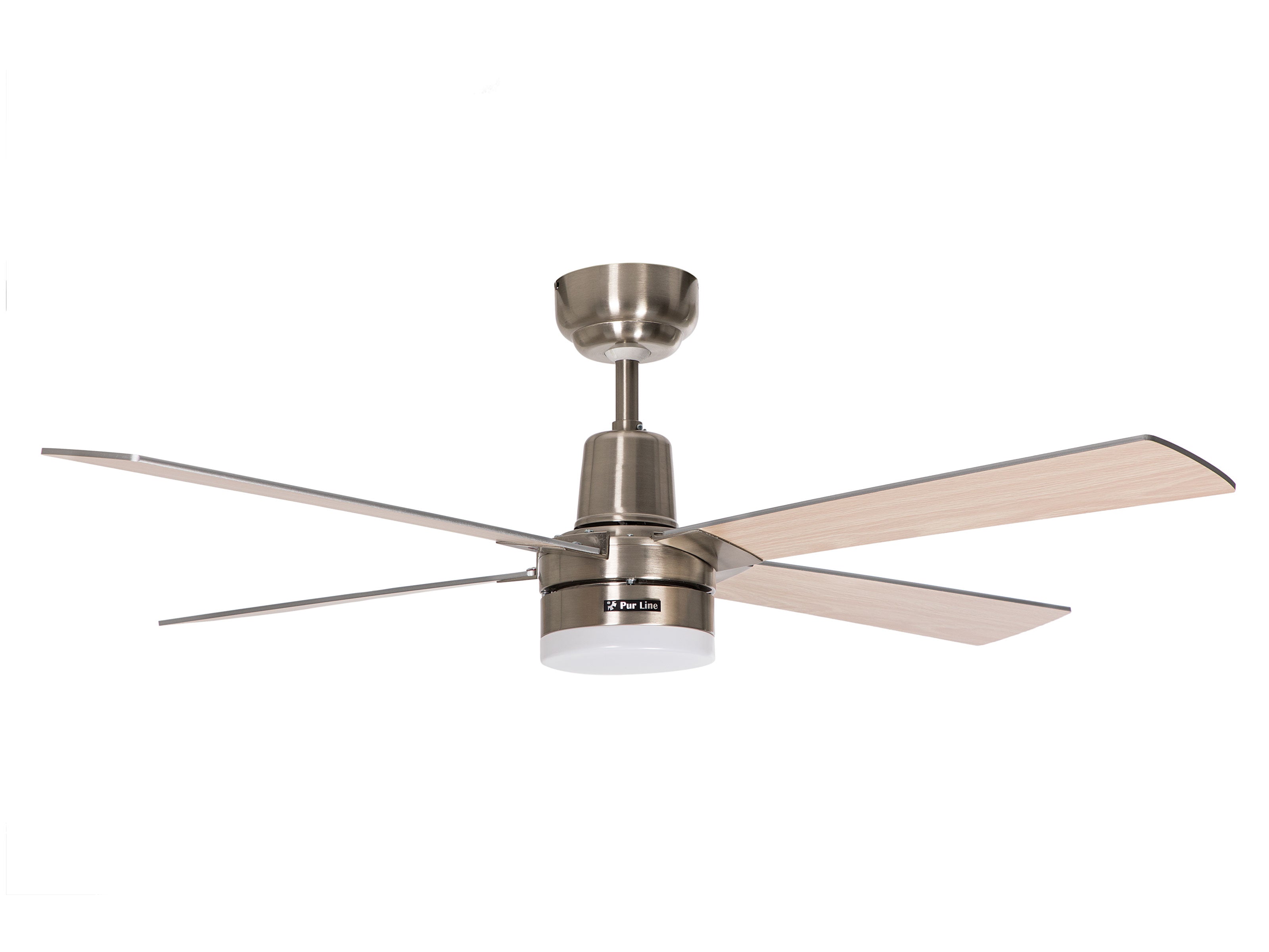 Ventilateur de plafond 30W réversible avec lumière télécommande