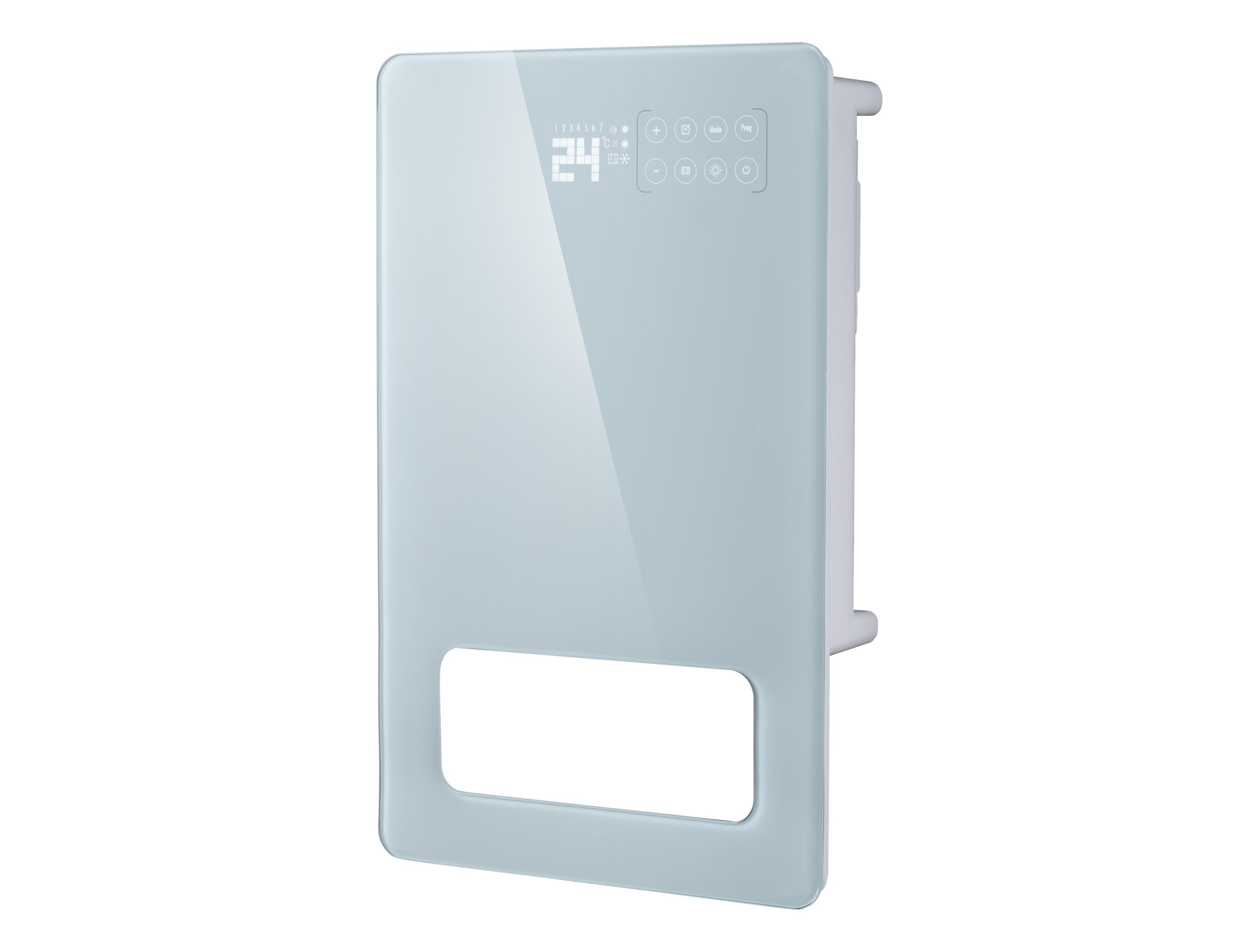 Porte-serviettes électrique 2000W basse consommation verre trempé et display LED