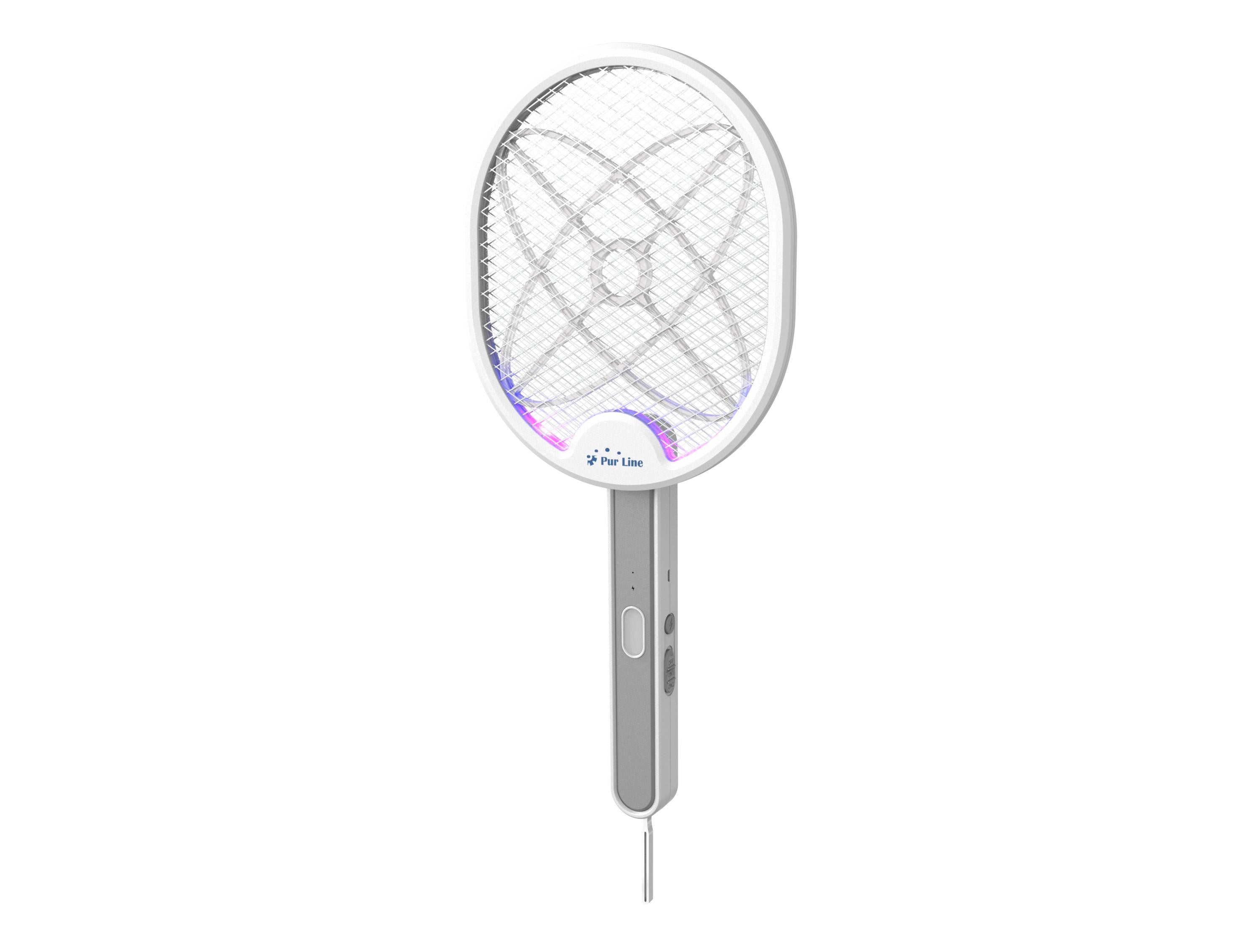 Raquette anti-insecte multi-positions avec USB