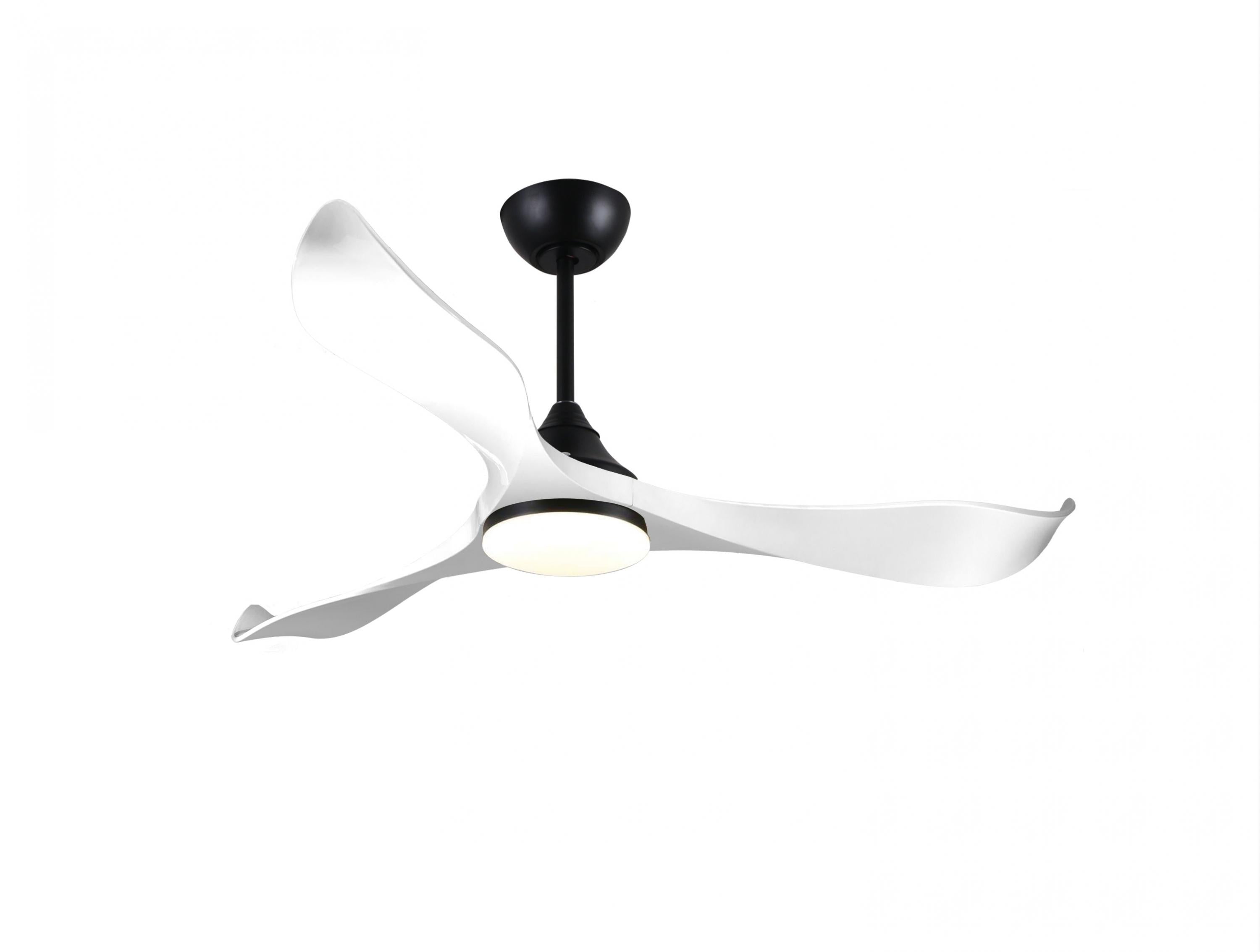 Ventilateur de plafond Blanc avec LED 132 cm Hypersilence