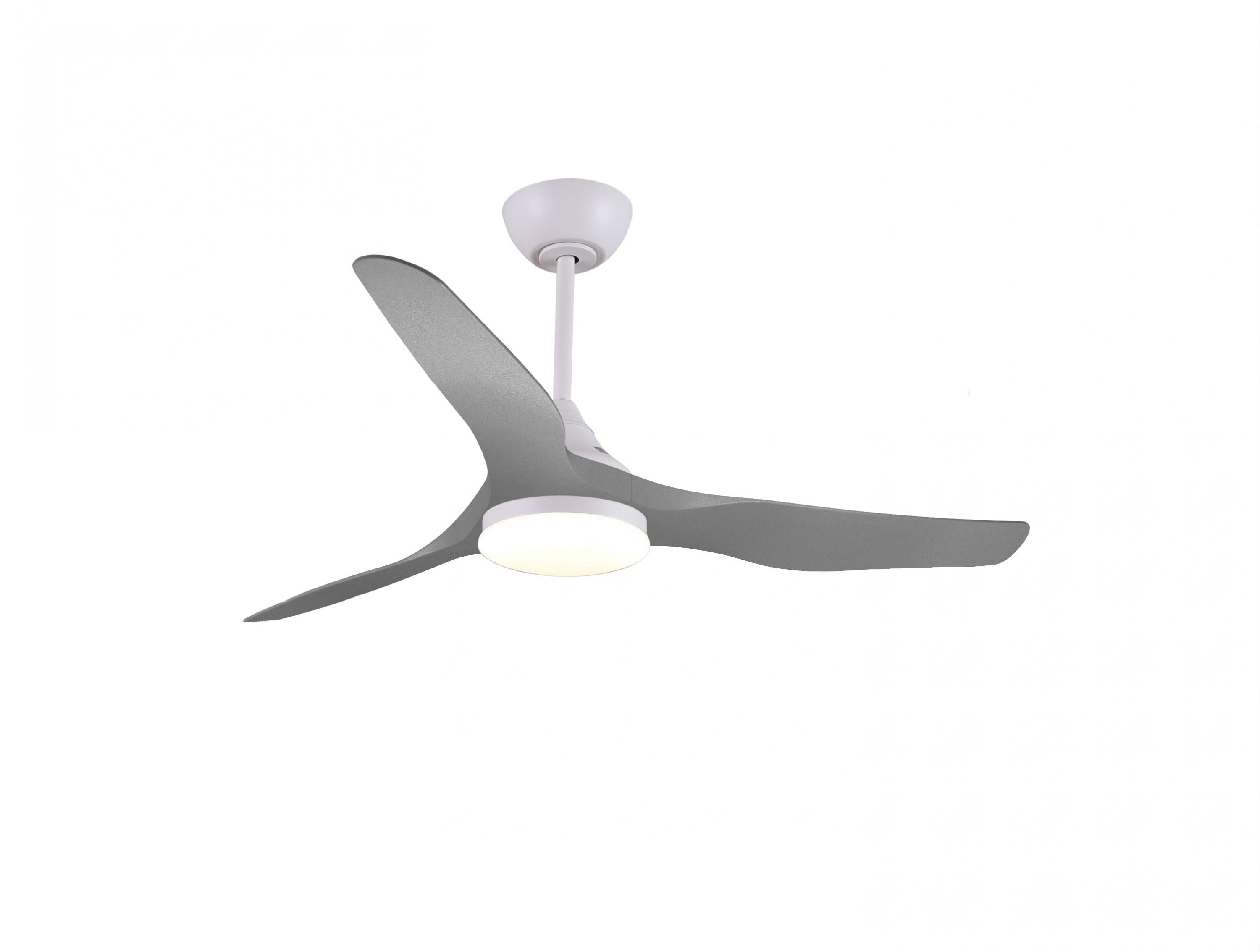 Ventilateur de plafond Blanc avec LED 132 cm Hypersilence