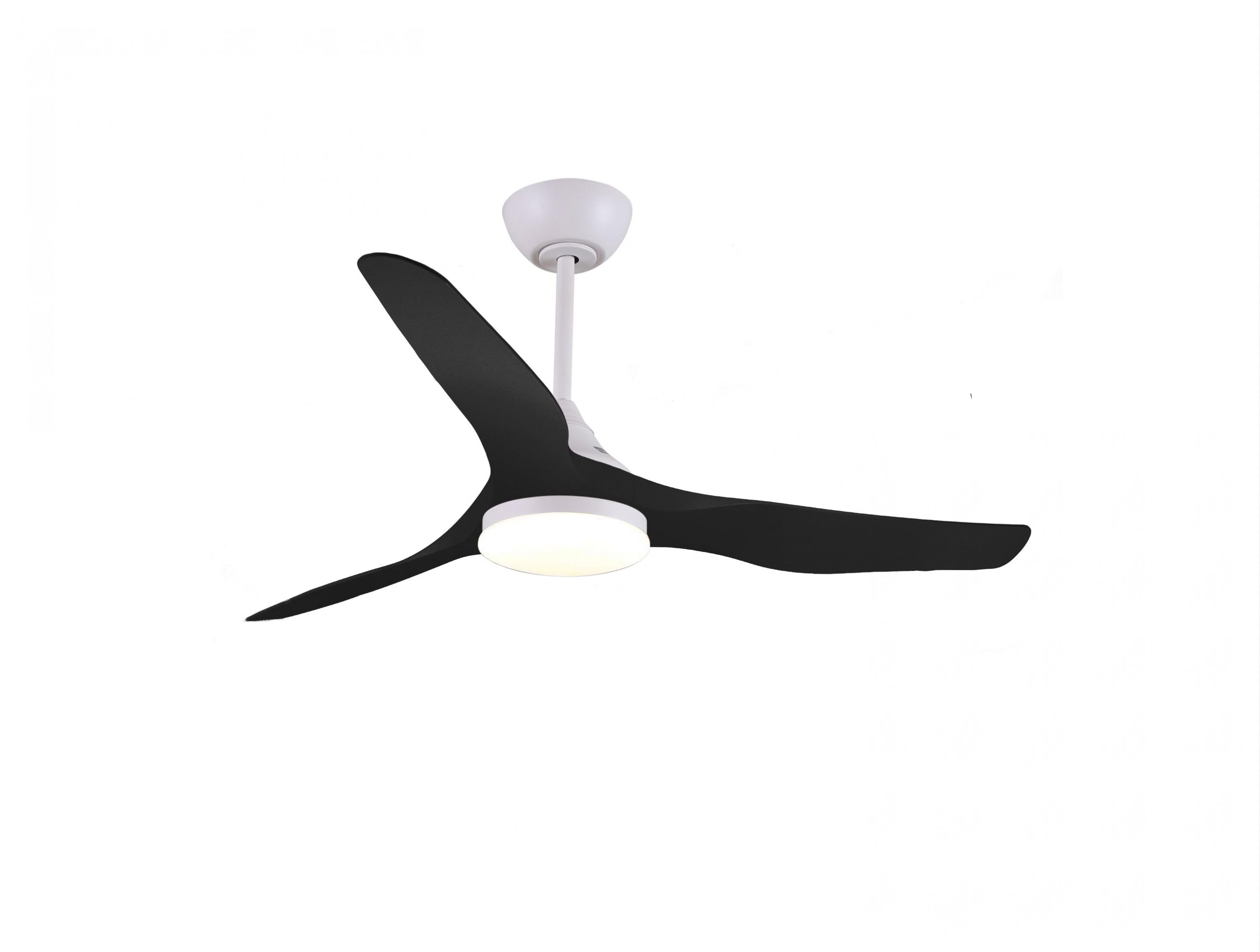 Ventilateur de plafond Blanc avec LED 132 cm Hypersilence