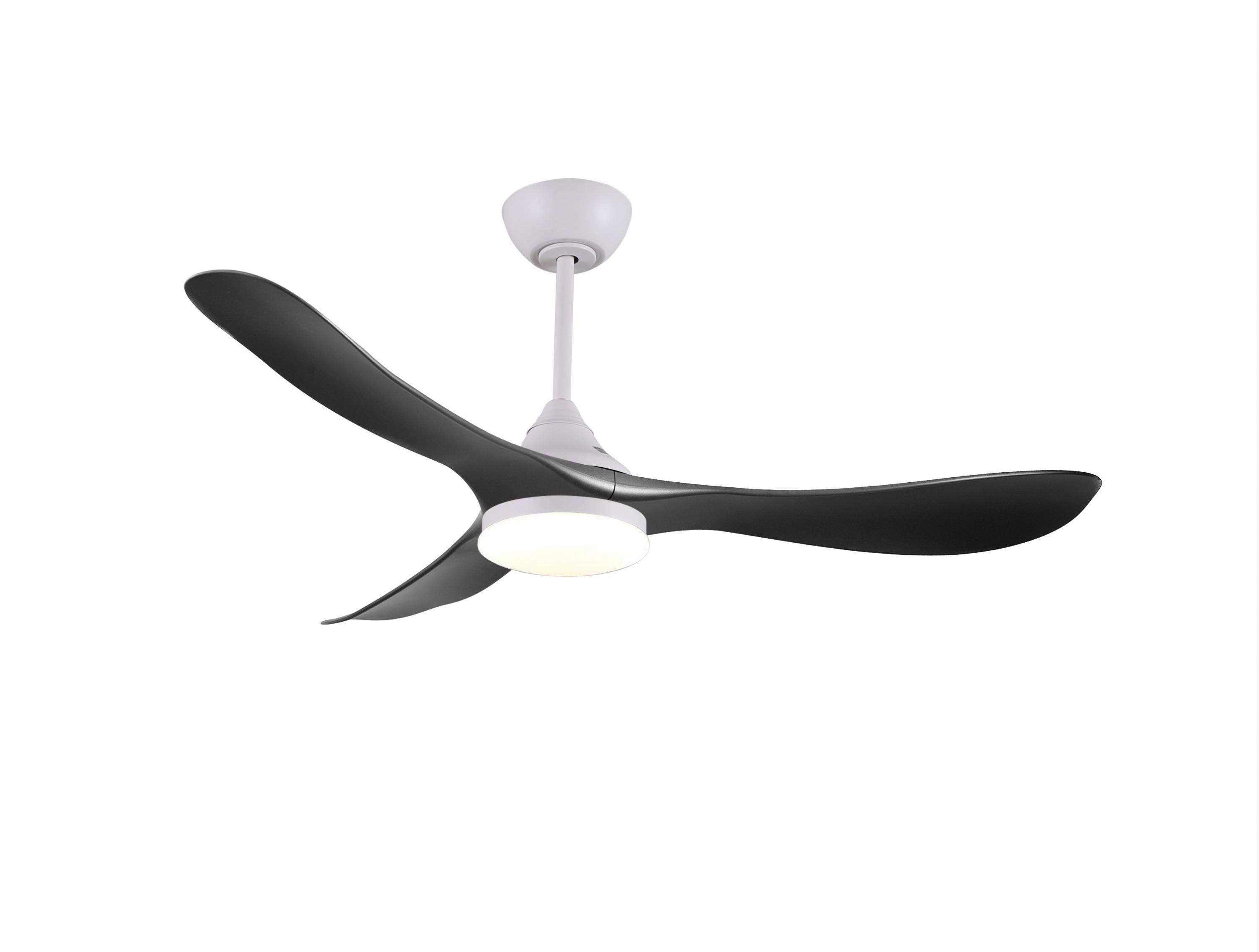 Ventilateur de plafond Blanc avec LED 132 cm Hypersilence