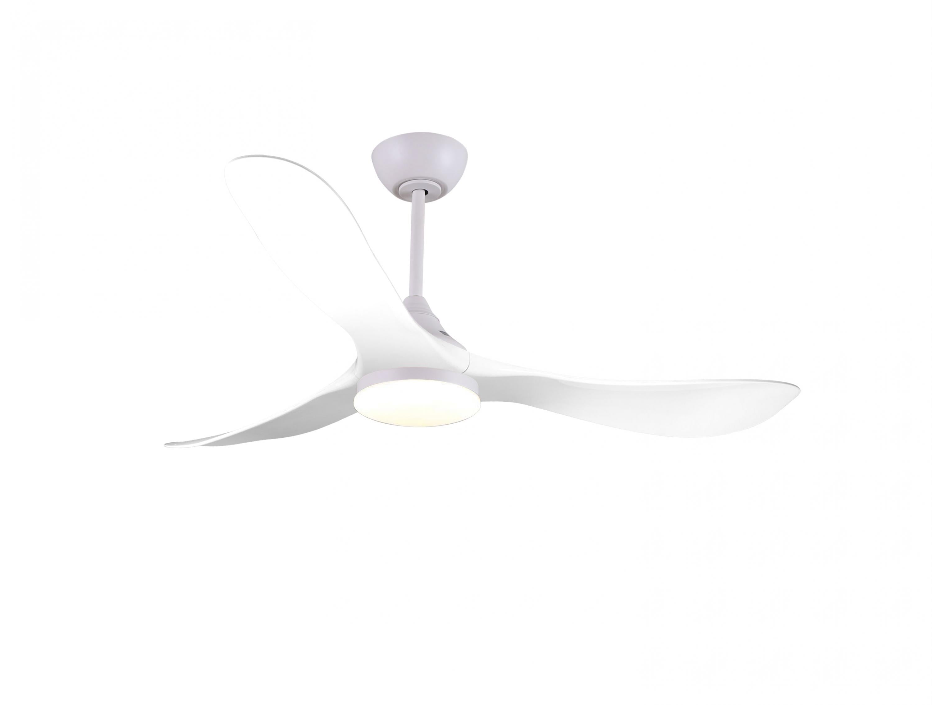 Ventilateur de plafond Blanc avec LED 132 cm Hypersilence