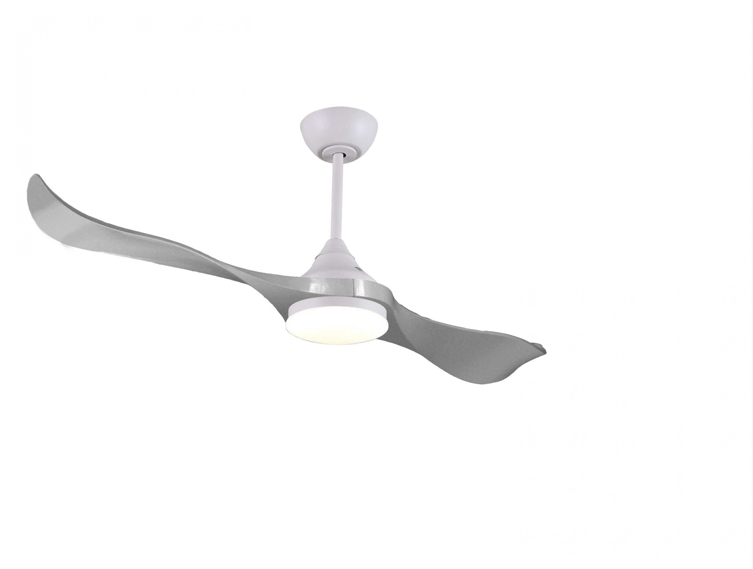 Ventilateur de plafond Blanc avec LED 132 cm Hypersilence