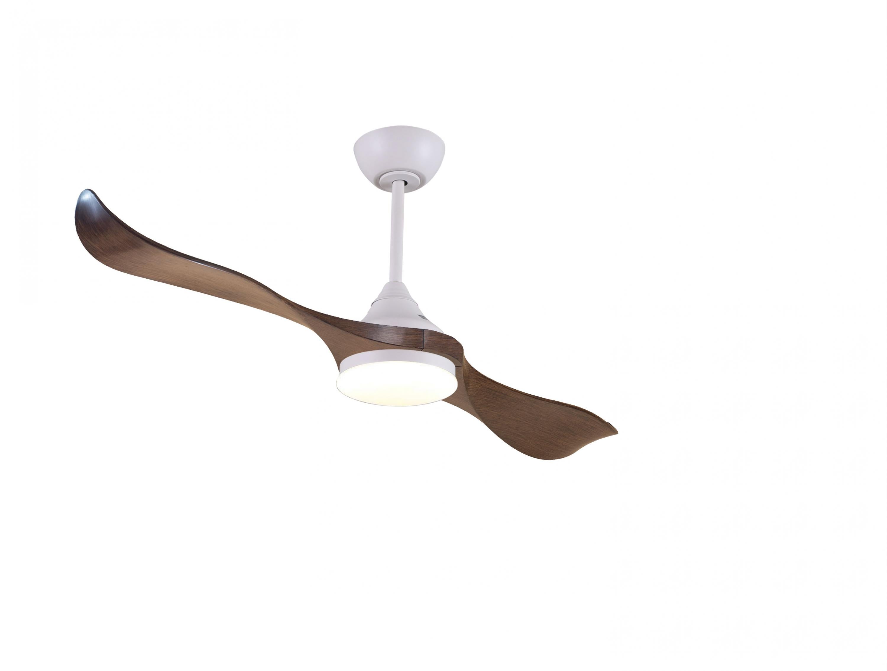 Ventilateur de plafond Blanc avec LED 132 cm Hypersilence