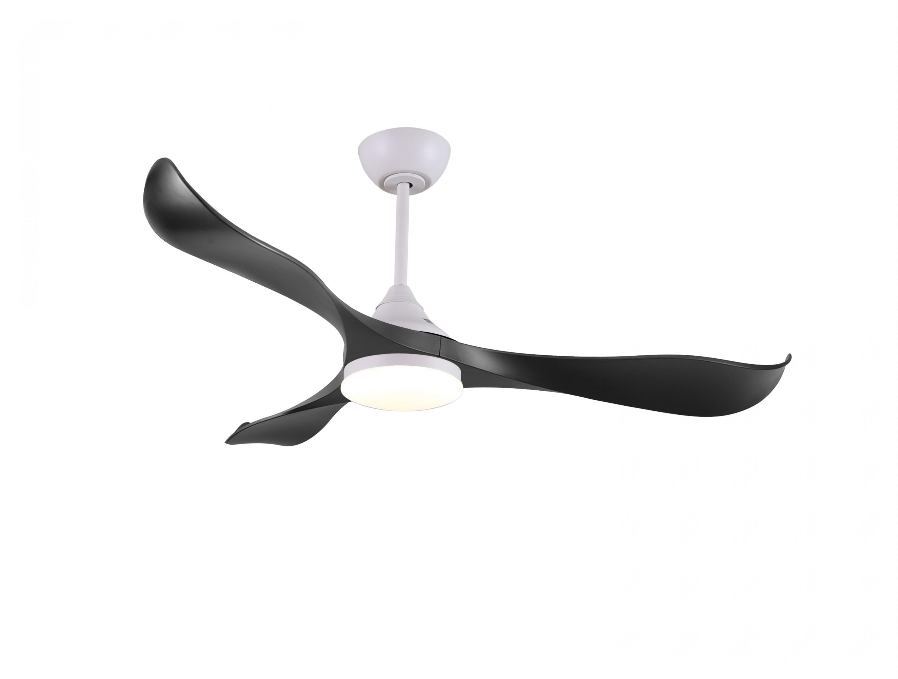 Ventilateur de plafond Blanc avec LED 132 cm Hypersilence