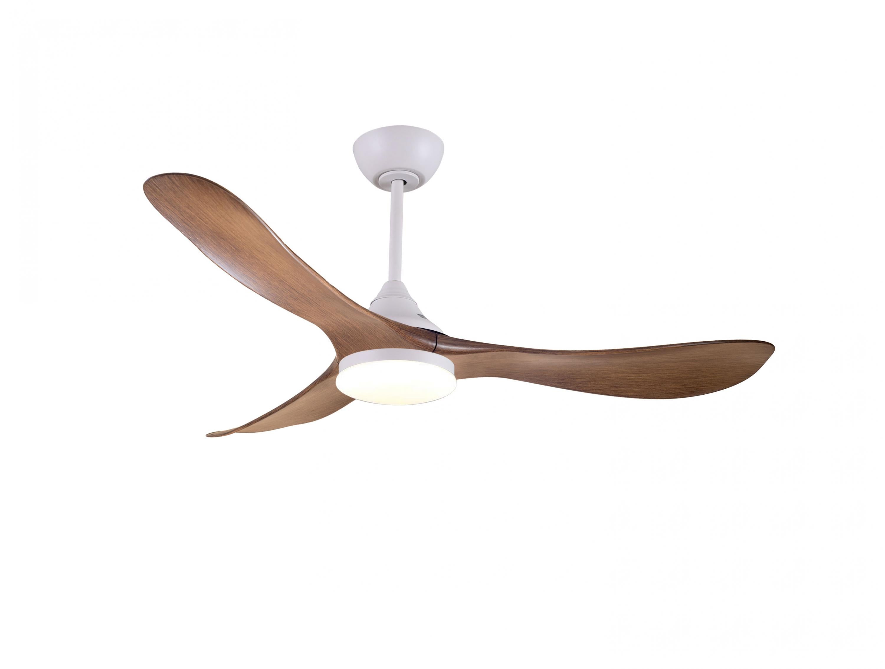 Ventilateur de plafond Blanc avec LED 132 cm Hypersilence